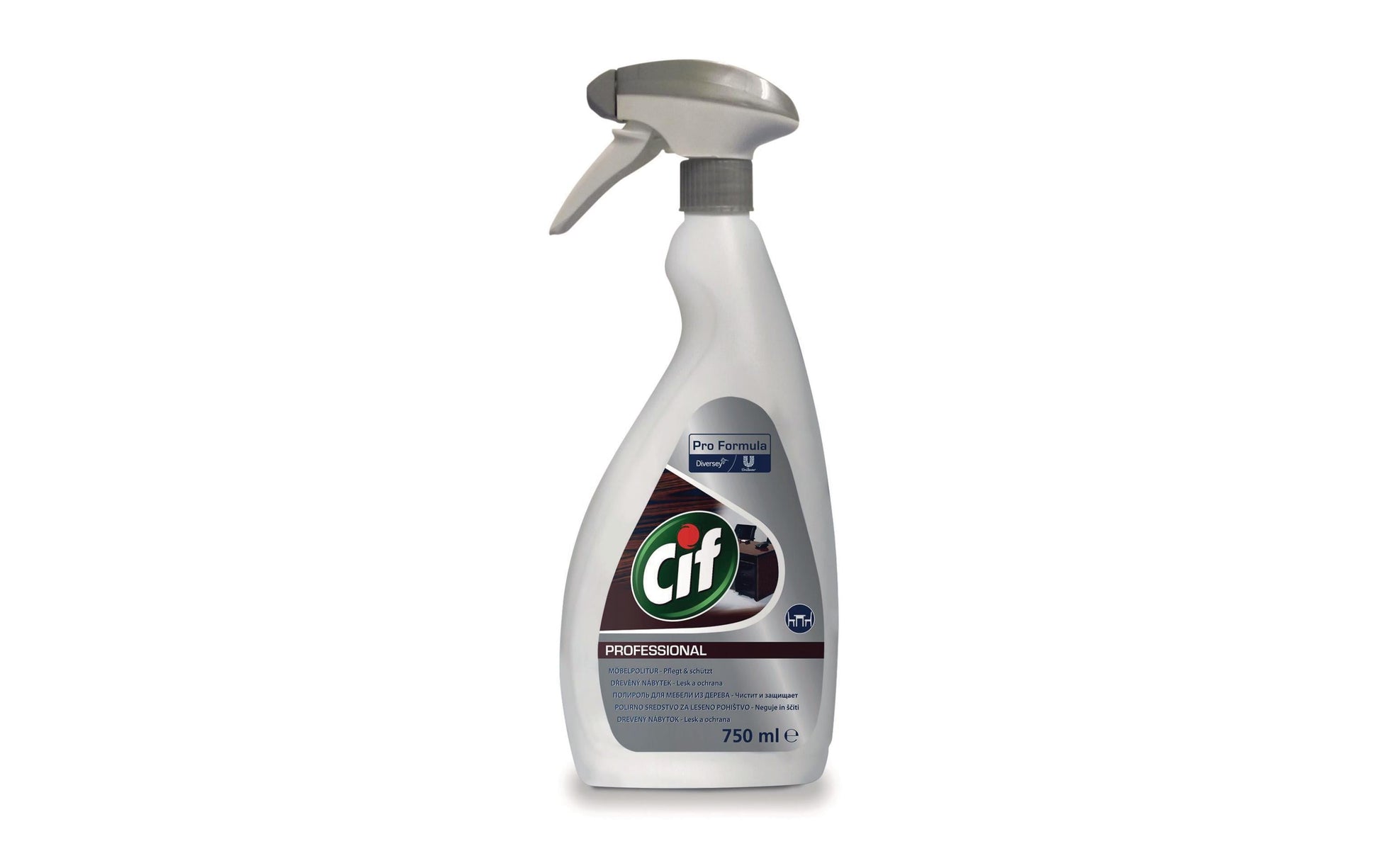 Diversey pro formula Cif Professional Holz-/Möbelpflege für Vinyl – Spray – 750 ml