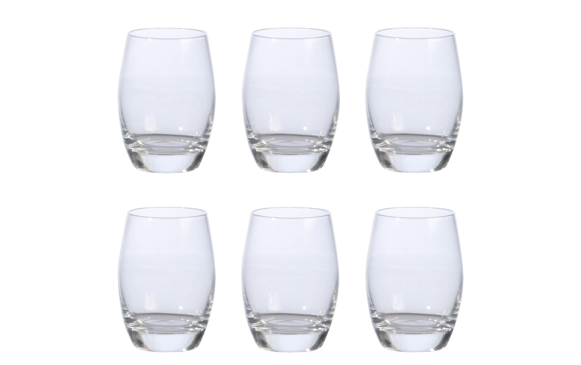 Arcoroc Trinkglas Malea – 6er Set, 300 ml, Ø 7,7 cm, H 10,5 cm, Gehärtetes Glas, Transparent, spülmaschinenfest