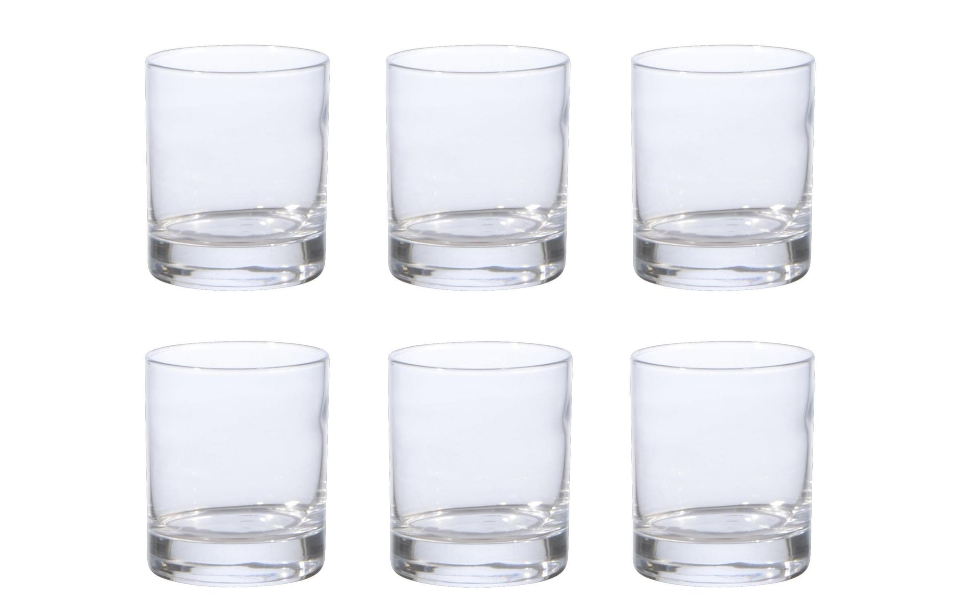 Arcoroc Trinkglas Islande – 6er Set, 300 ml, Ø 7,5 cm, Glas, Transparent, spülmaschinenfest