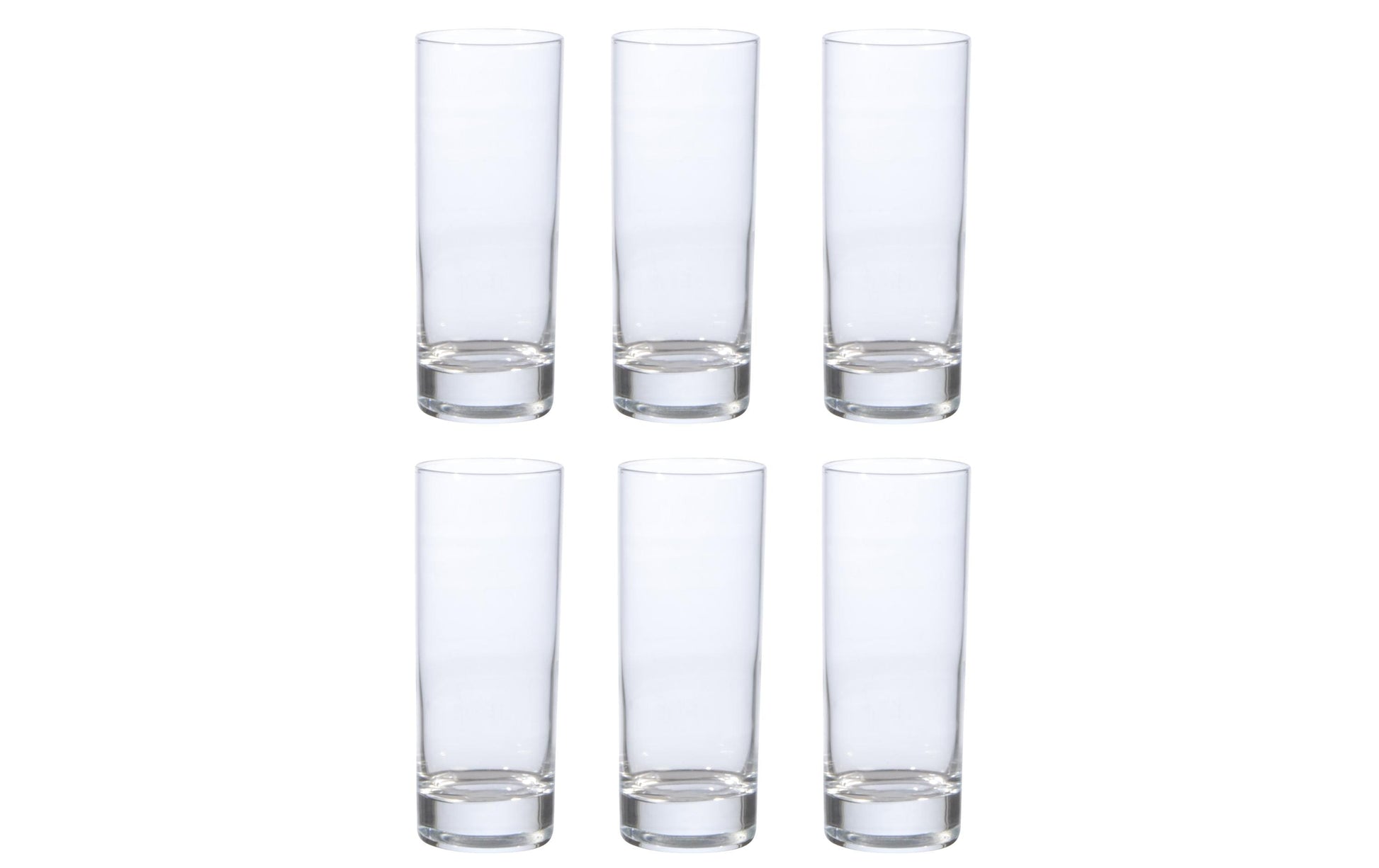 Arcoroc Trinkglas Islande – 6er Set, 330 ml, Ø 6,3 cm, Glas, Transparent, spülmaschinenfest