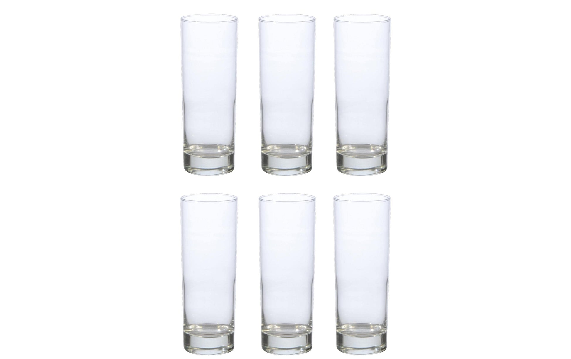 Arcoroc Trinkglas ISLANDE – 6er Set, 360 ml, Ø 6 cm, H 17 cm, Glas, Transparent, spülmaschinenfest