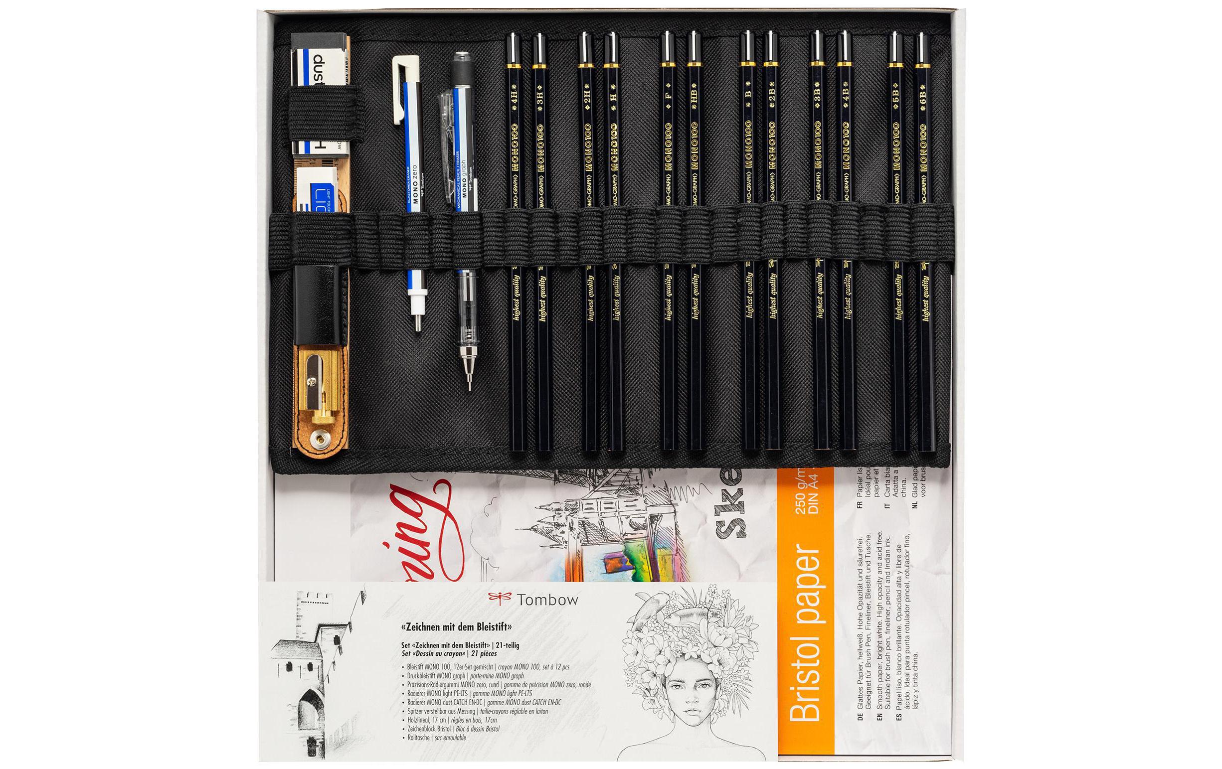 Tombow MONO 100 Bleistifte F – 12er-Set