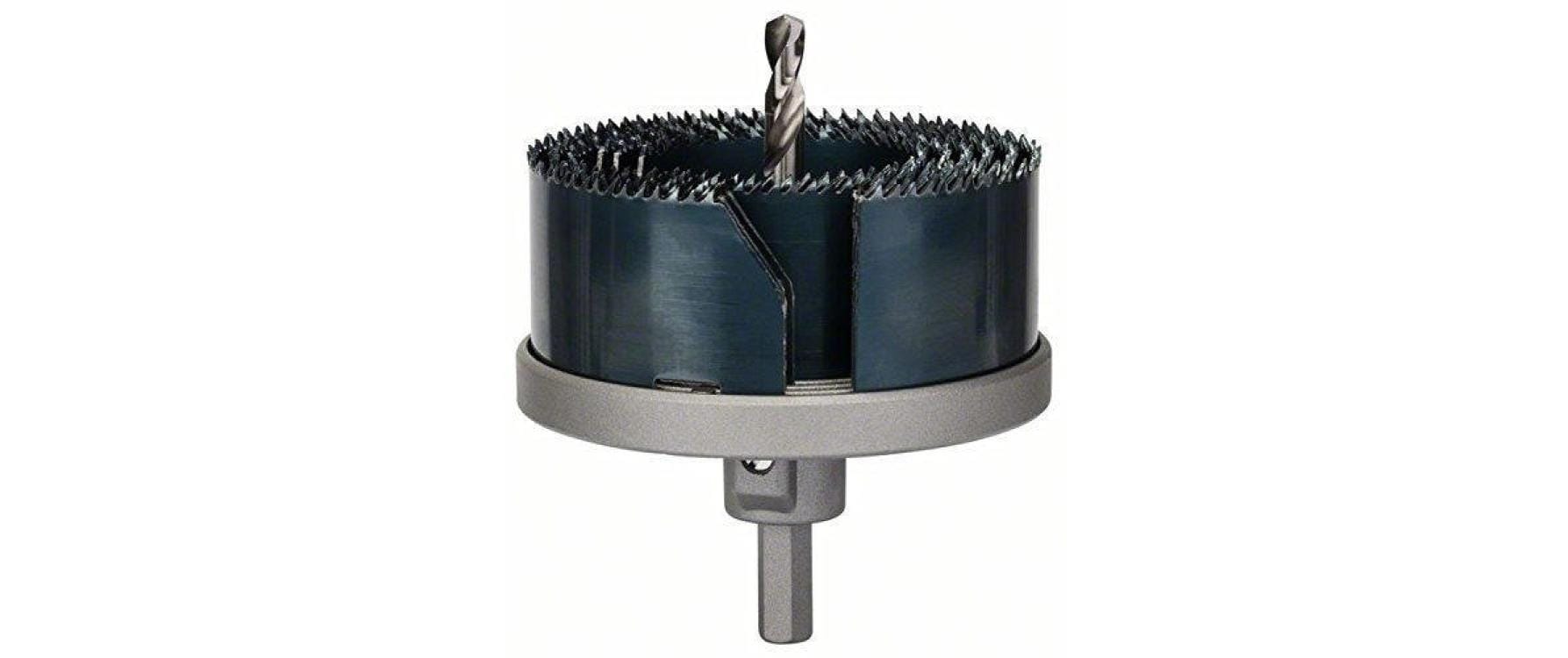 Bosch Bohrkronensatz 46/53/60/67/74/81 mm Sechskantschaft – für Holz, Metall & Kunststoff – 6-teilig