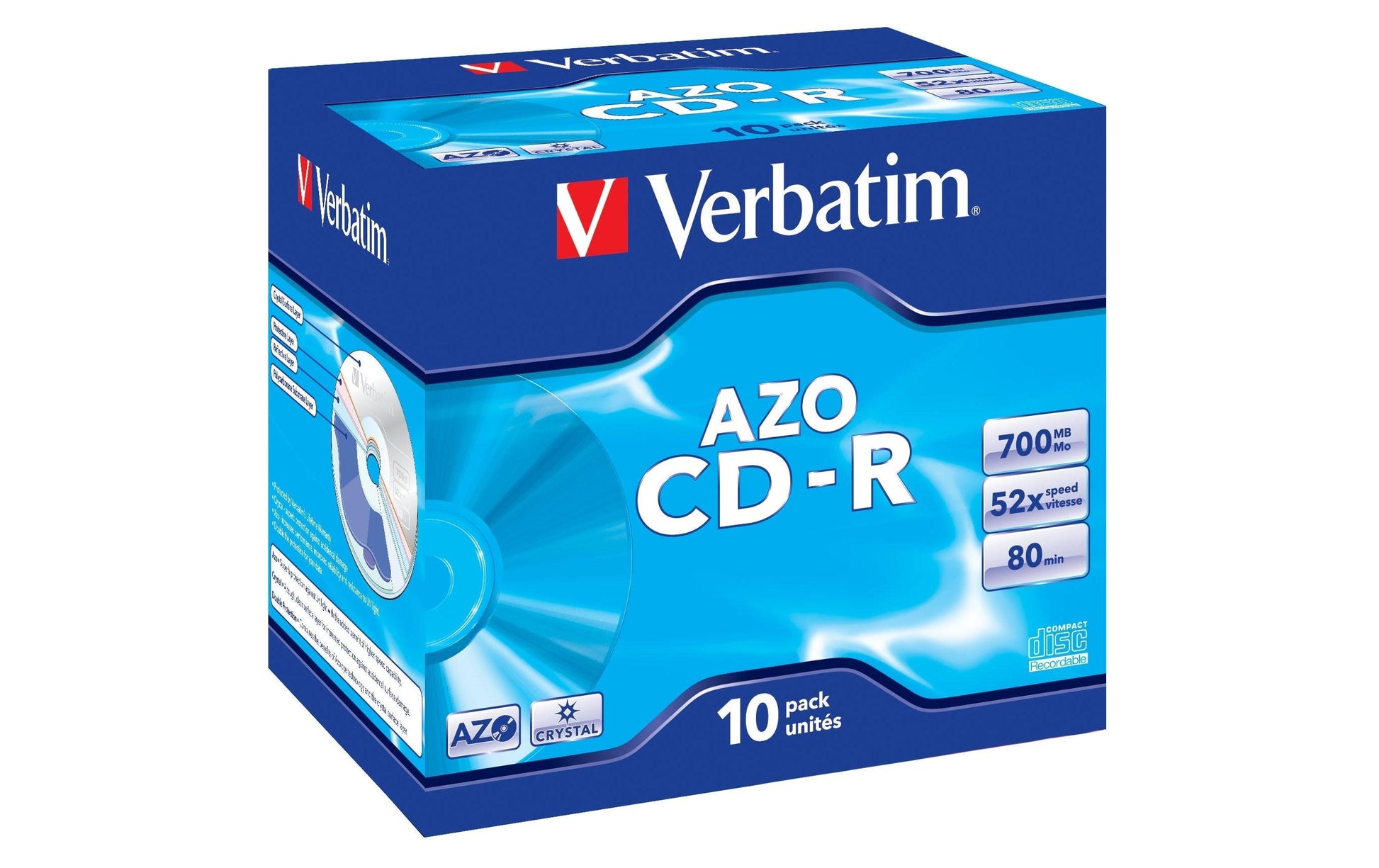 Verbatim CD-R – 700 MB, 52×, 10 Stück