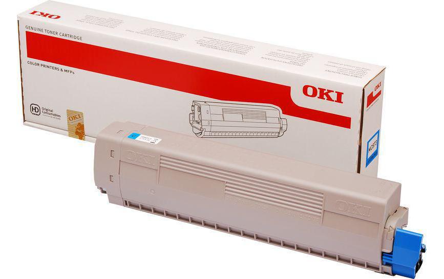 OKI Toner – cyan, 10000 Seiten