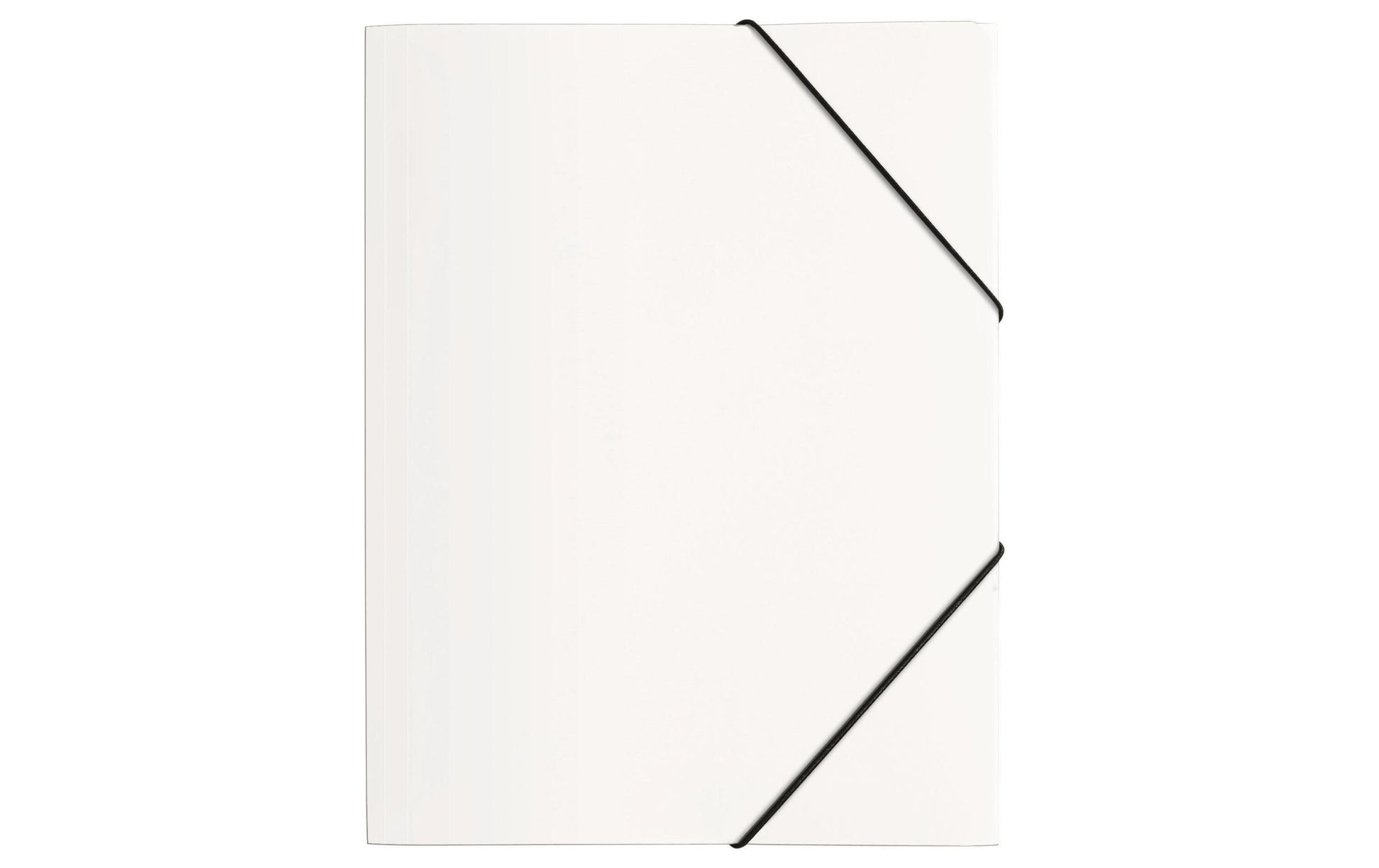 Pagna Gummibandmappe Trend A4 – 3 Klappen, Polypropylen (PP), Weiss