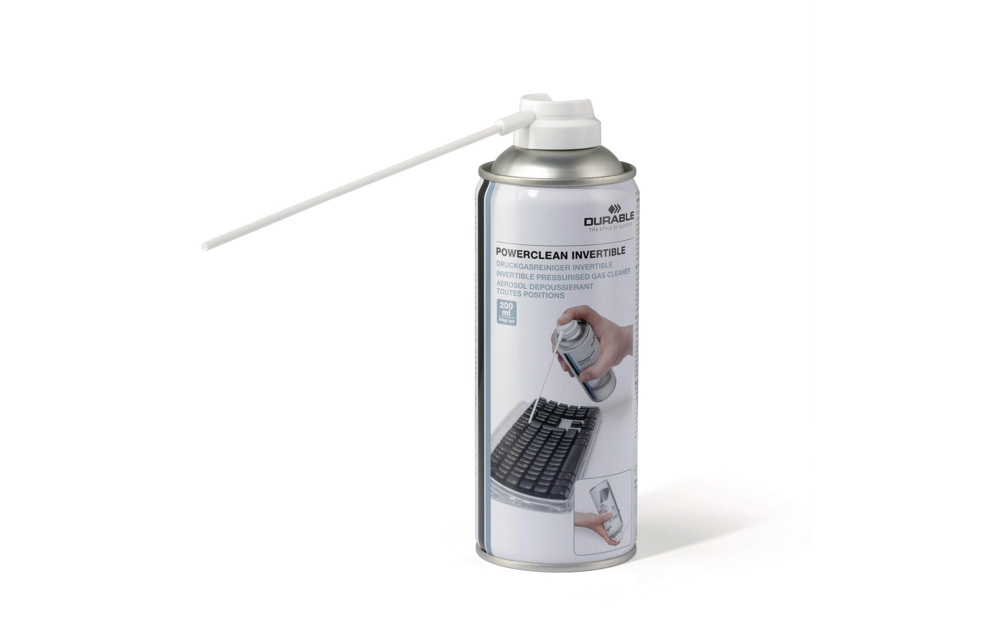 Durable Powerclean Invertible 200 Reinigungsspray – 200 ml – mehrfarbig – 6 Stk.