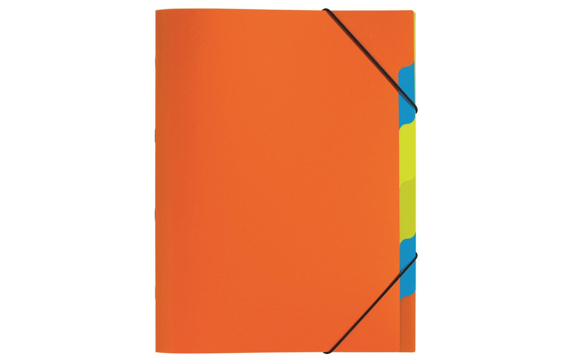 Pagna Fächermappe Lucy Trend A4 – 5 Fächer, Gummiband, Polypropylen (PP), Orange