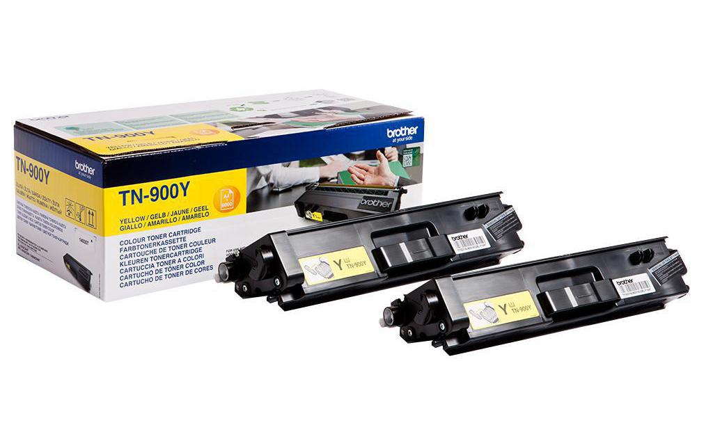 Brother Toner-Multipack TN-900 – Gelb, 12000 Seiten – für Brother MFC-L9550CDWT/HL-L9200CDWT