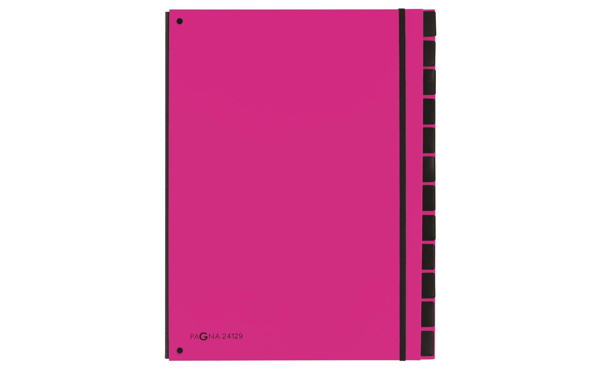 Pagna Fächermappe A4 – 12 Fächer, Karton, Polypropylen (PP), Pink, Füllhöhe 20 mm