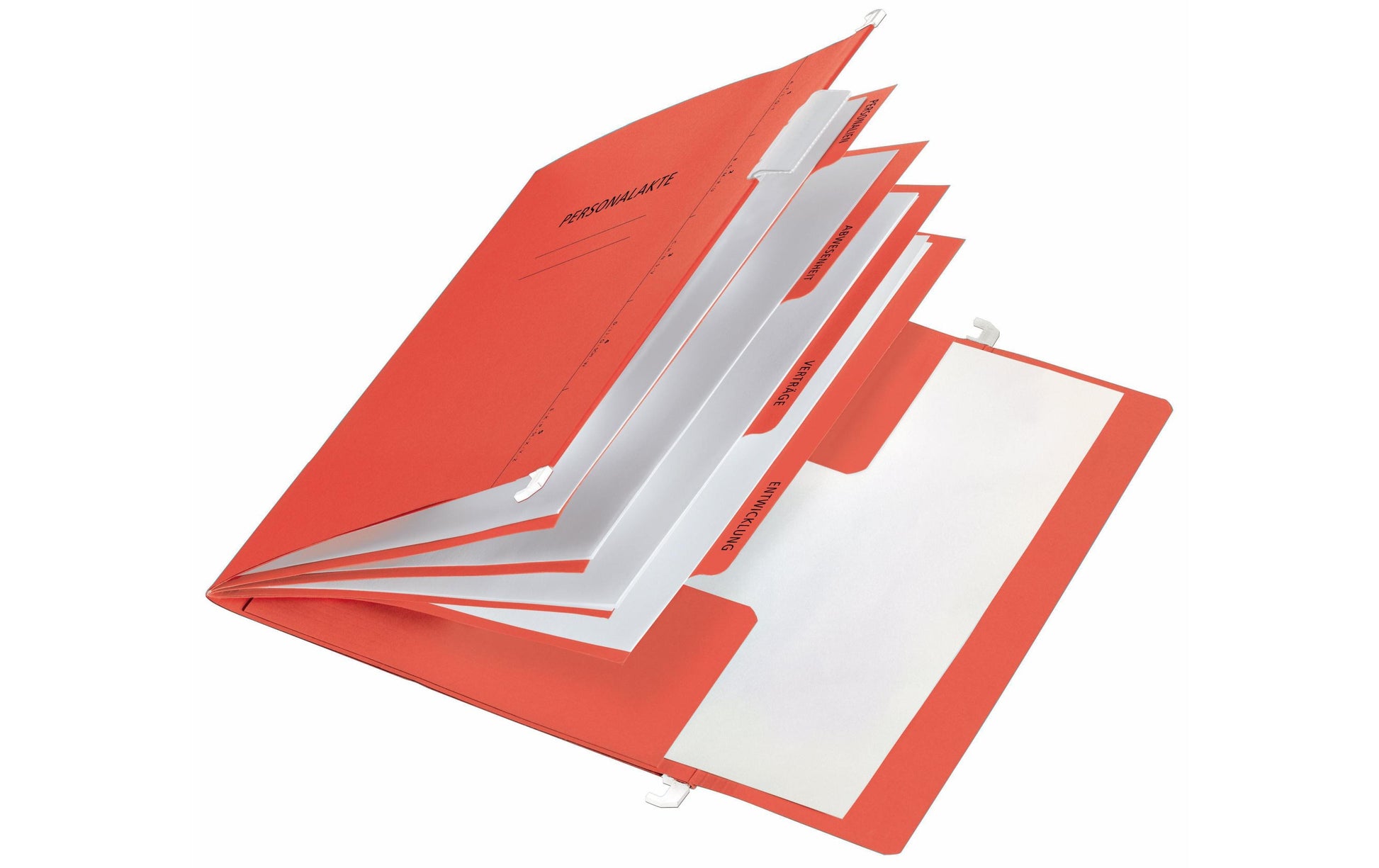 Pagna Hängeordner für A4 – Karton, Rot, 345 × 245 mm, mit Vordruck