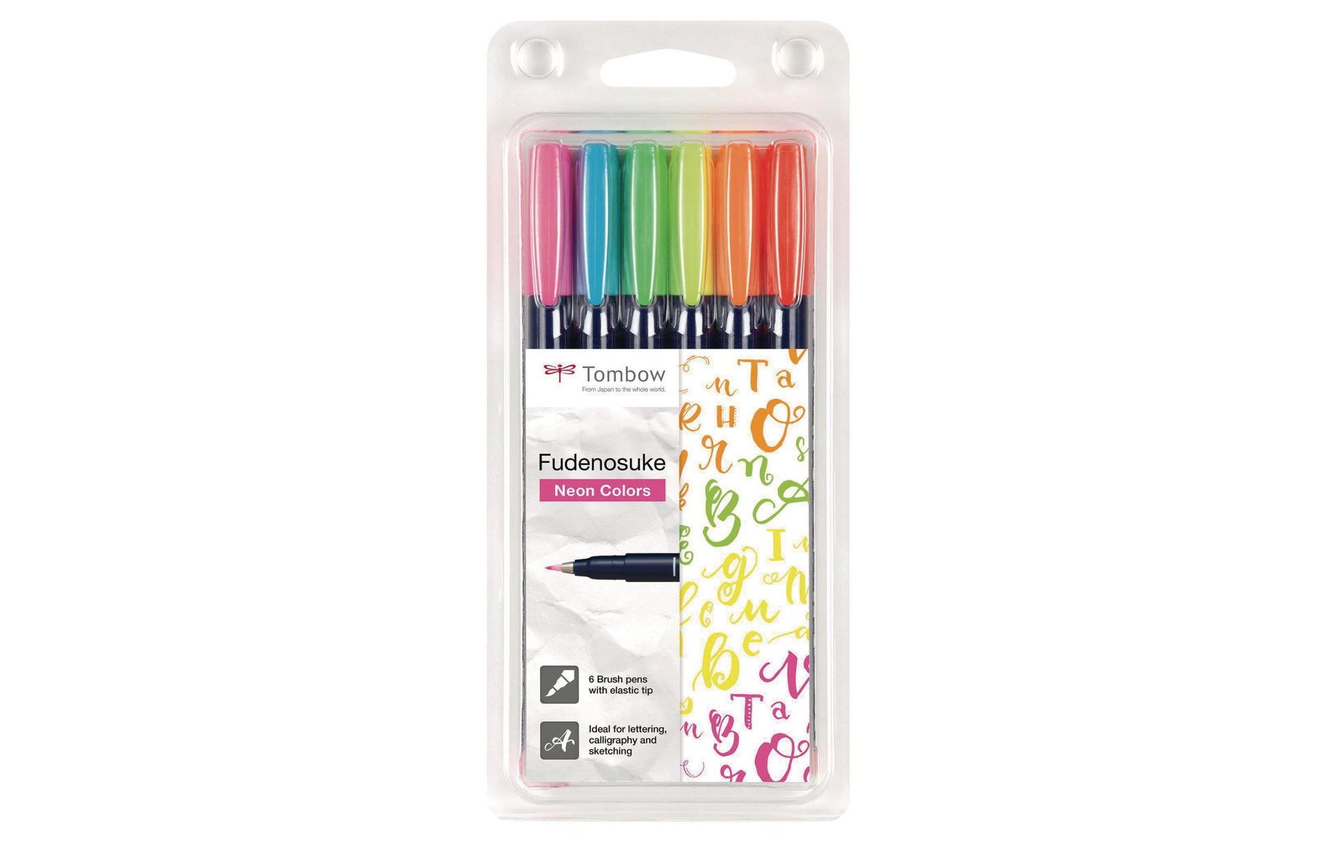 Tombow Auswaschbare Filzstifte, 6 Stk.