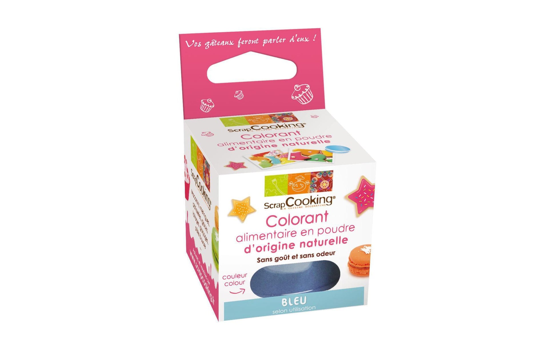 ScrapCooking Lebensmittelfarbe Blau Pulver – 10 g