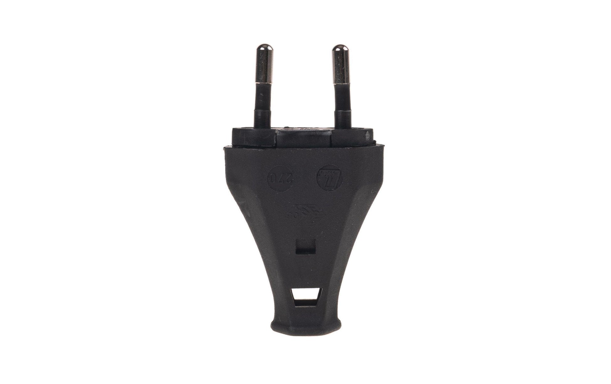 Steffen Abzweigstecker T26 – 2-pol, 2,5 A/250 V, 10er Pack, schwarz, IP20