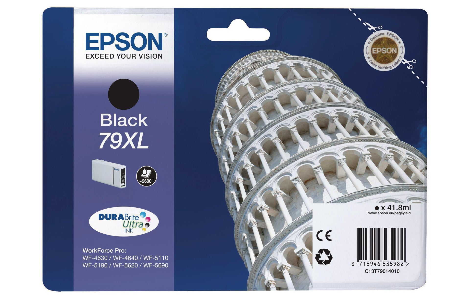 Epson Tintenpatrone 79XL, schwarz