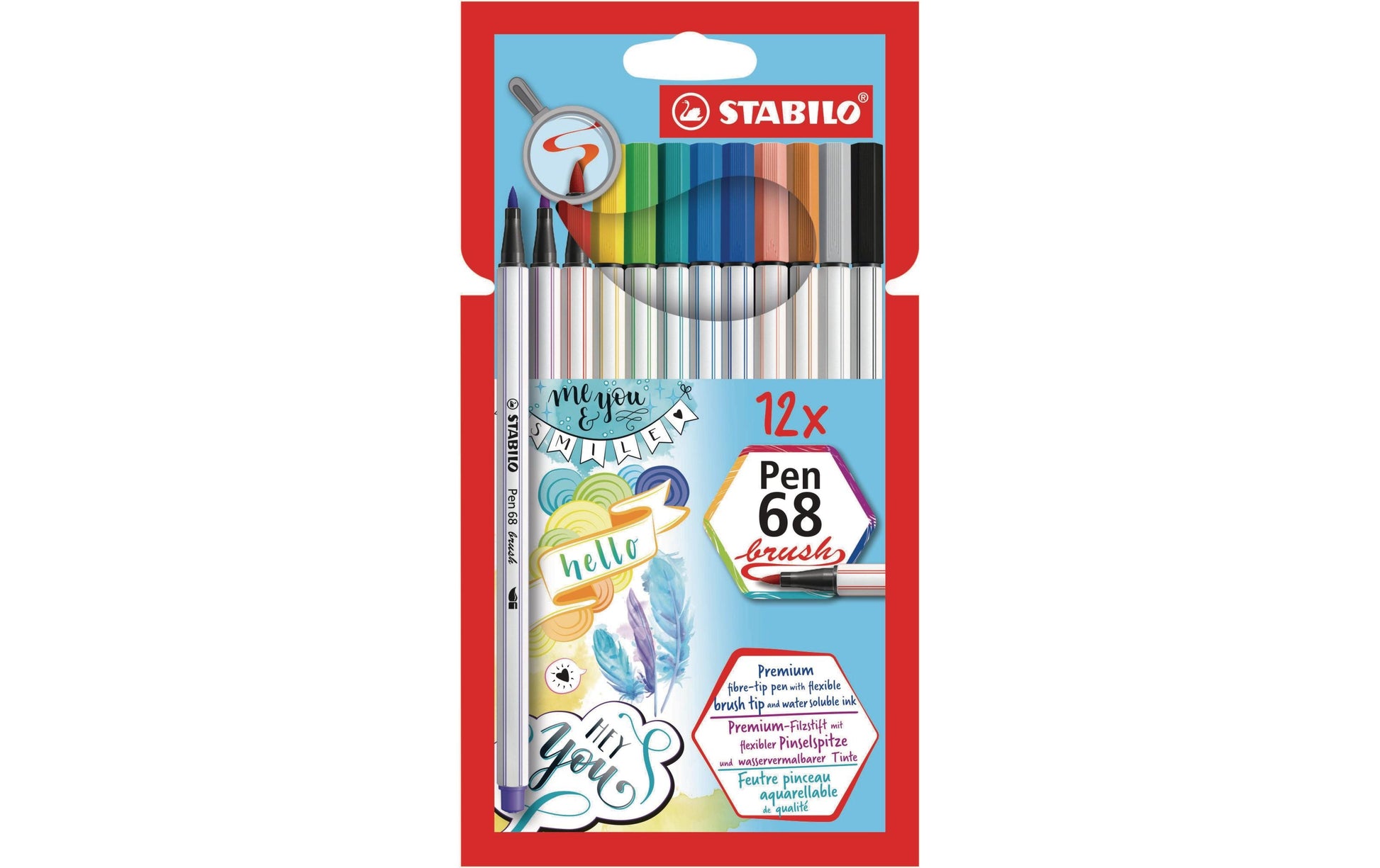 STABILO Filzstifte, 12 Farben