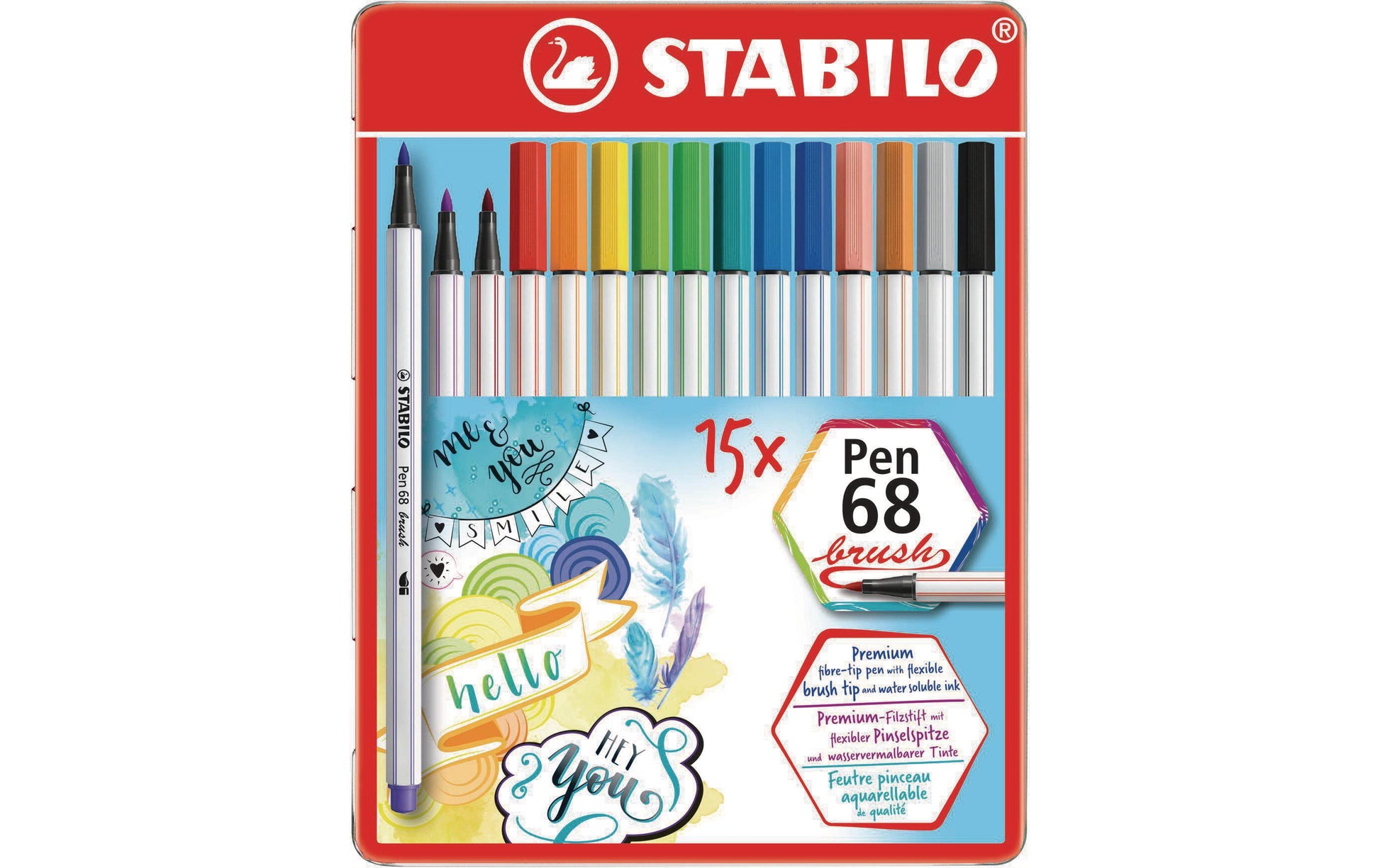 STABILO Filzstifte, 15 Farben