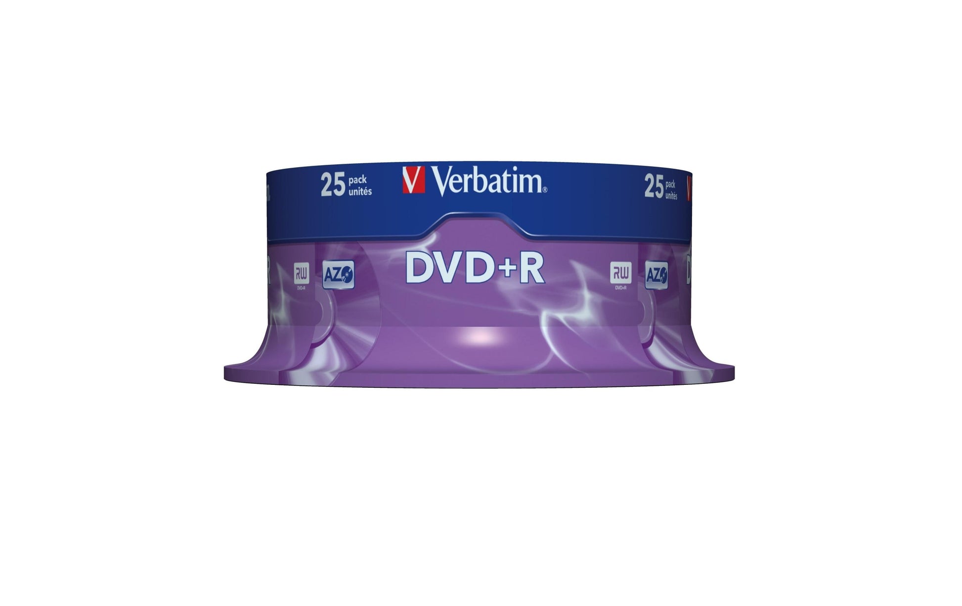Verbatim DVD+R 4,7 GB 16× Spindel – 25 Stück