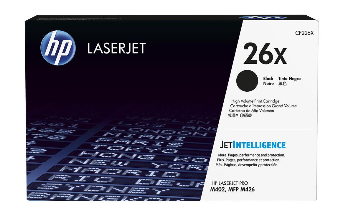 HP Toner 26X – schwarz, 9000 Seiten