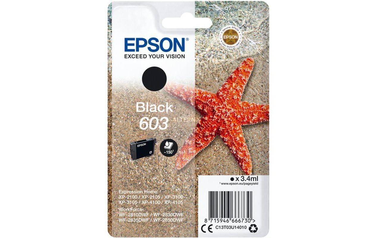 Epson Tintenpatrone 603, Schwarz