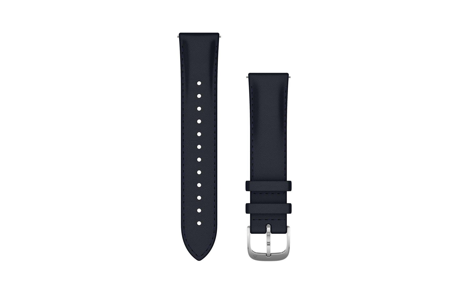 Garmin Schnellwechsel-Armband 20 mm – Leder, Navy, für Garmin-Smartwatches