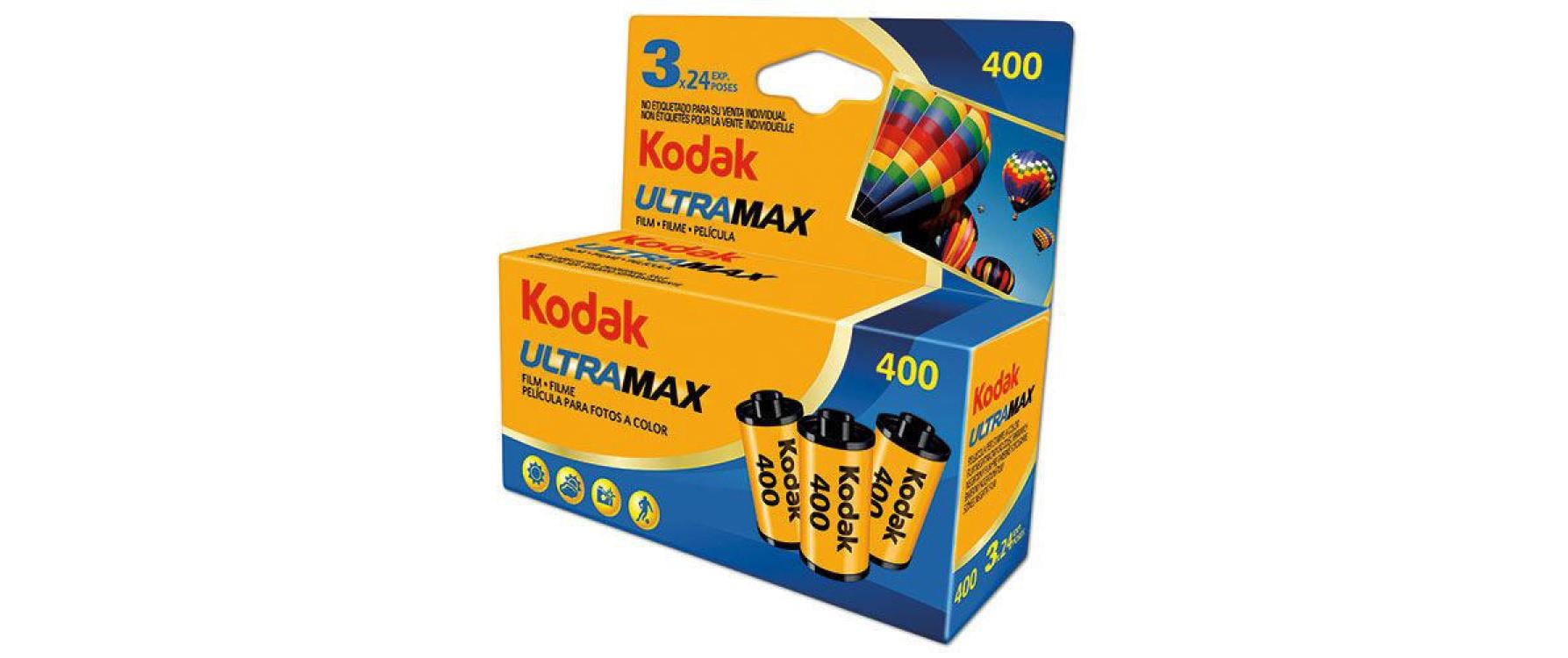Kodak Ultra Max 400 135 Farbnegativfilm – ISO 400 – 3er-Pack