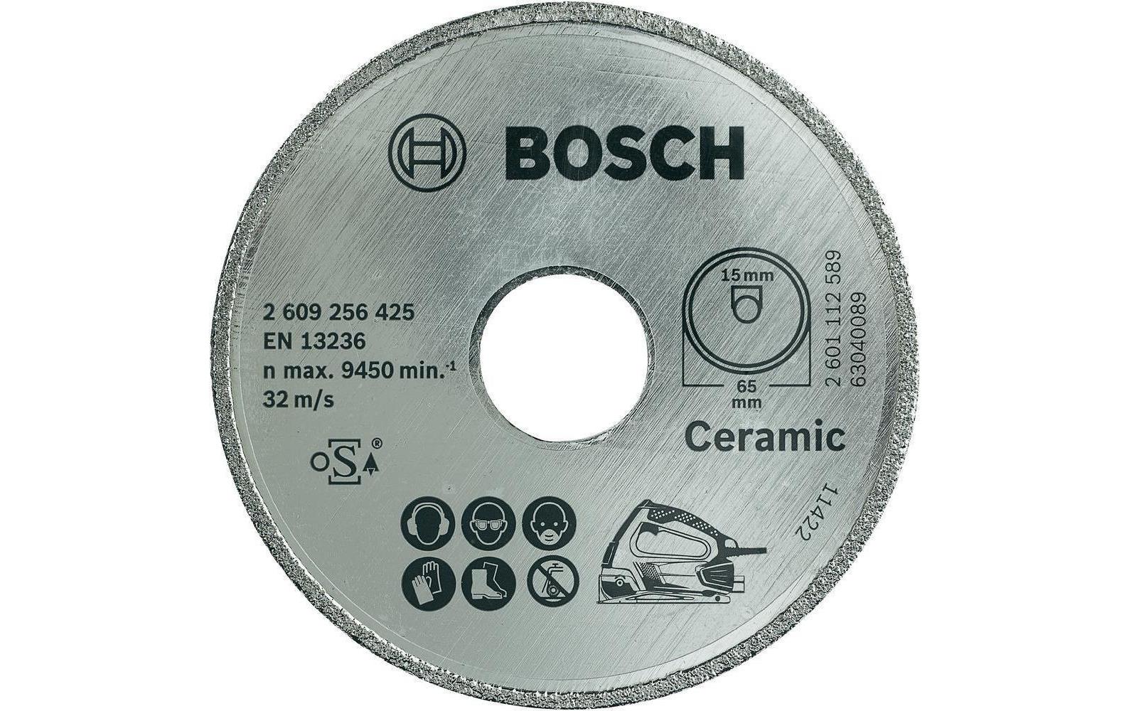 Bosch Standard für Keramik Kreissägeblatt 65 × 15 × 1,9 mm Diamant – für Keramik – 1 Stk