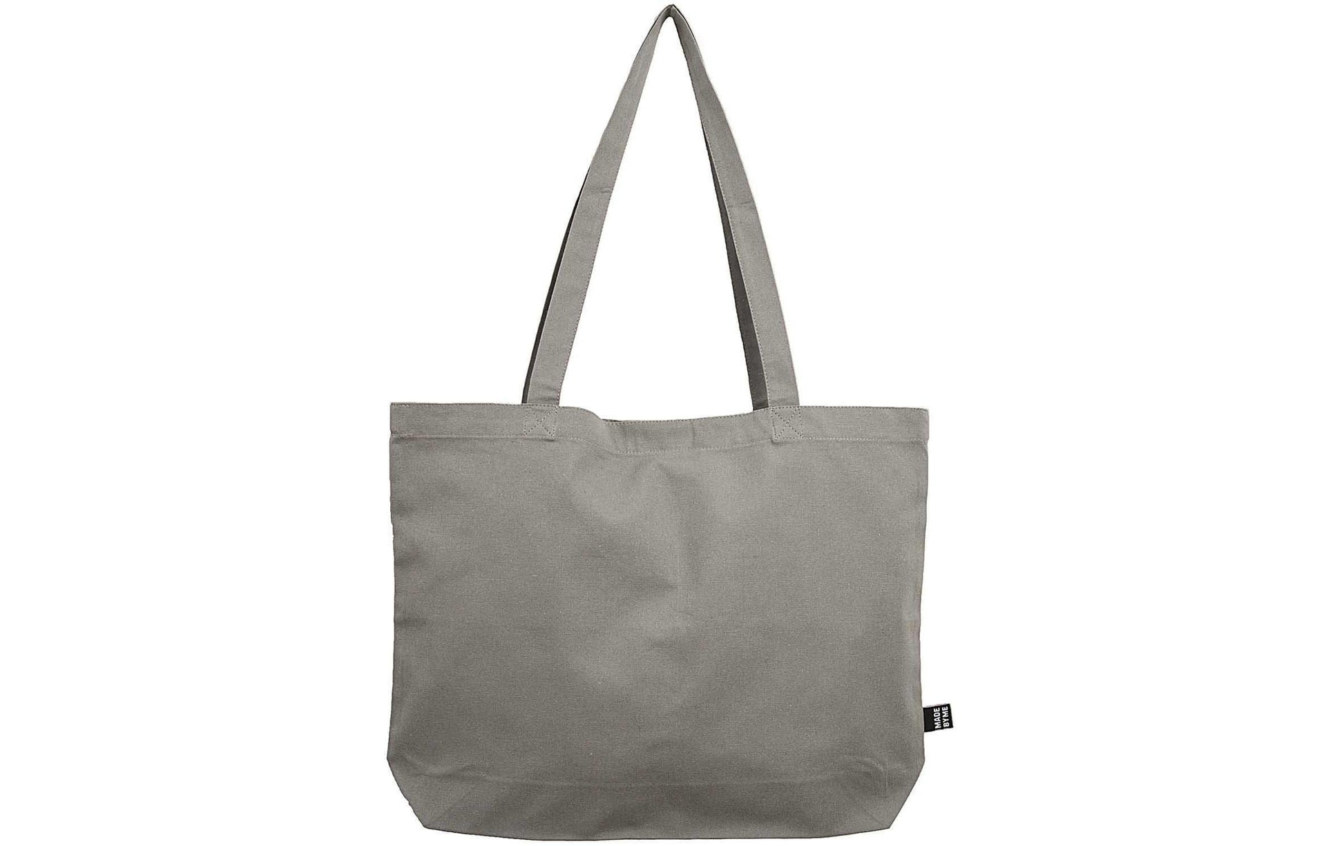 Rico Design Stofftasche, Baumwolle, Grau, 445×340 mm, Lange Henkel