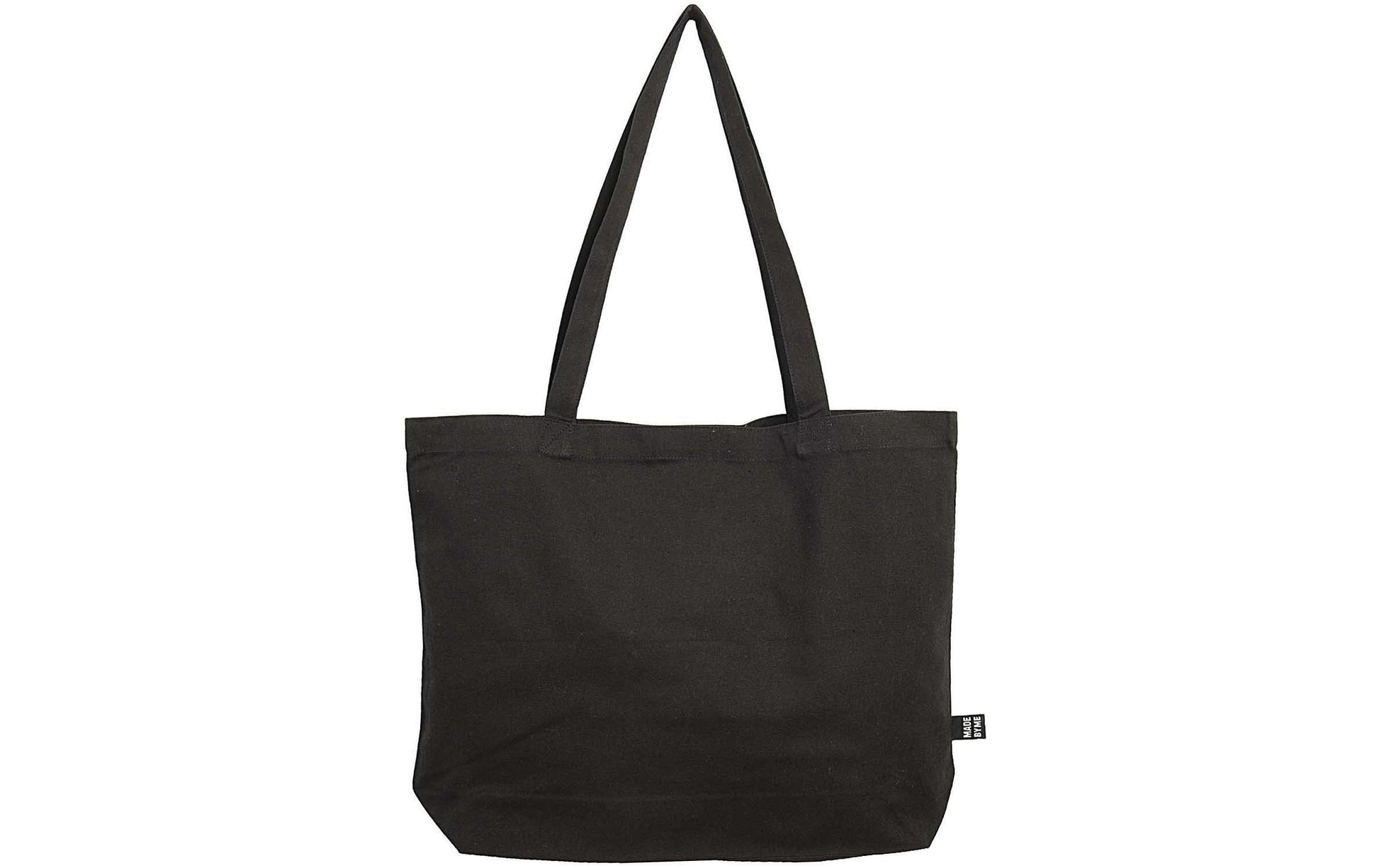 Rico Design Stofftasche, Baumwolle, schwarz, 445×340 mm, lange Henkel