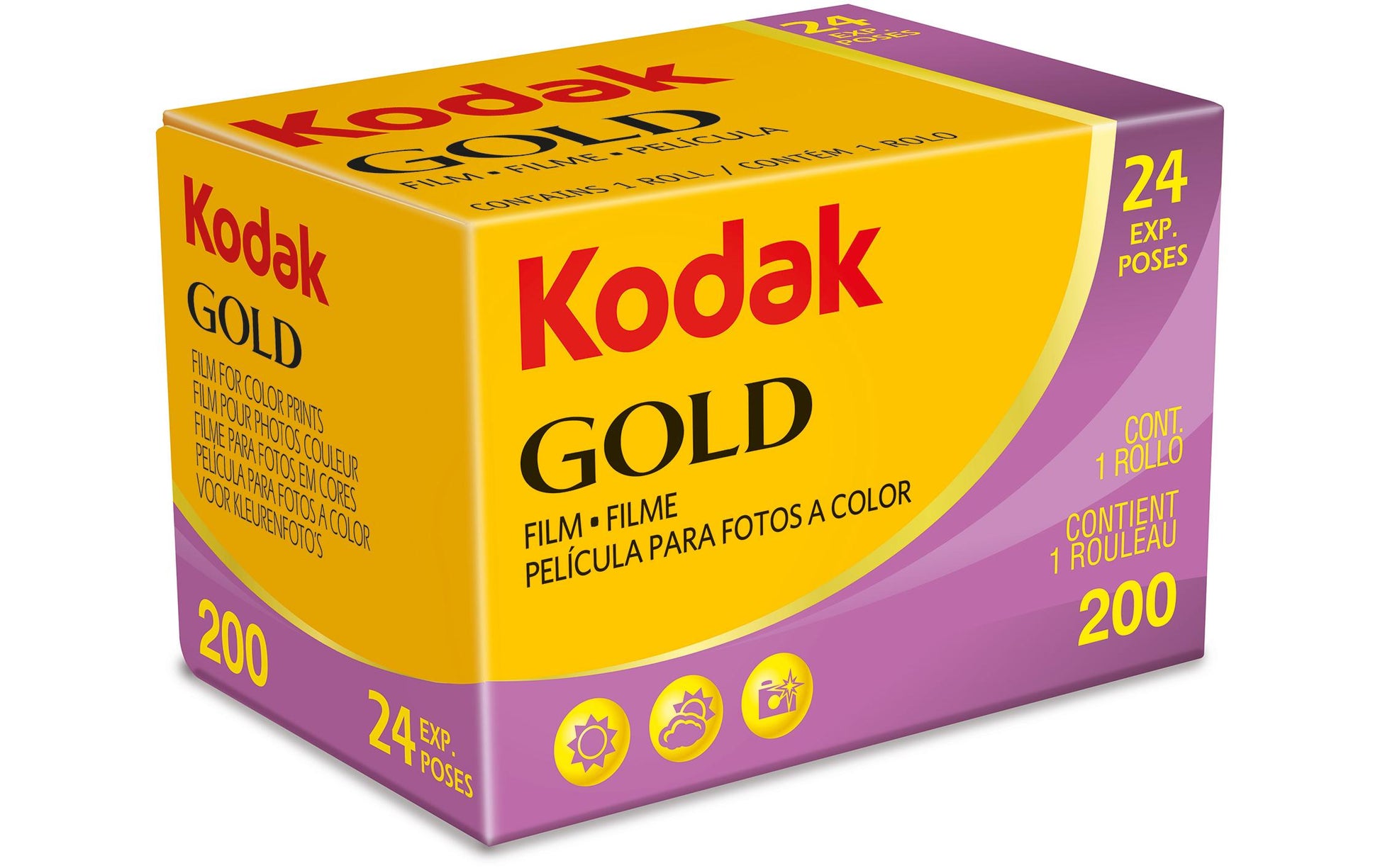 Kodak Gold 200 135 Film – 24 Aufnahmen, 200 ISO, Farbnegativ