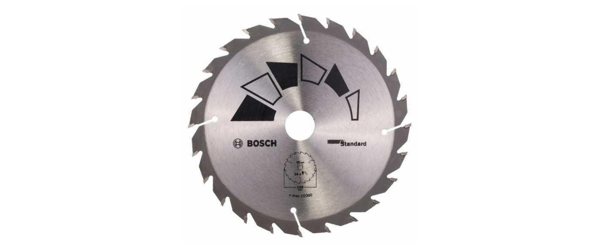 Bosch Kreissägeblatt 150 × 20/16 × 2,2 mm, 24 Zähne – für Holz – 1 Stück