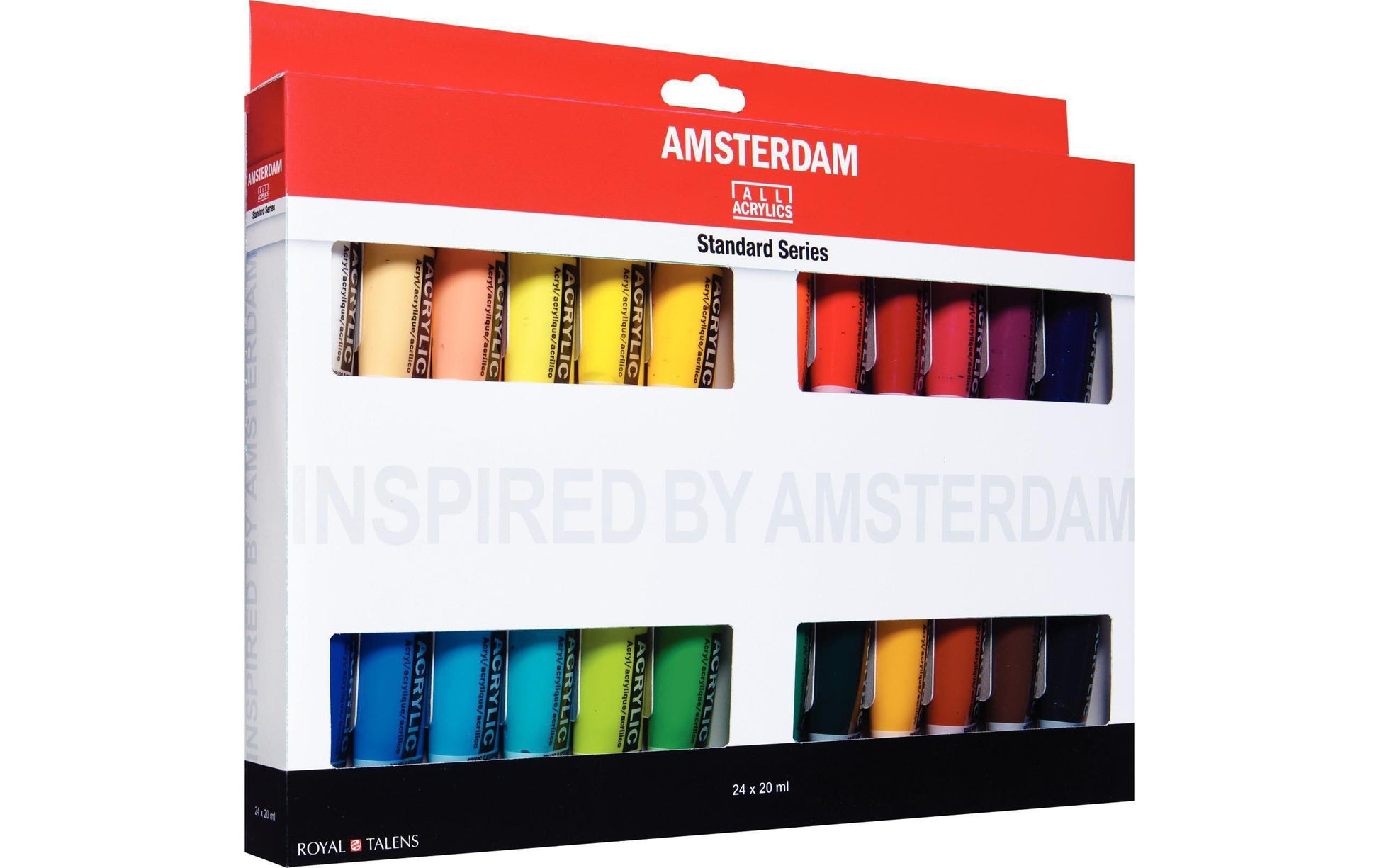 Royal Talens Amsterdam – Acryl Standard – Acrylset – 24 Farben, 24 × 20 ml