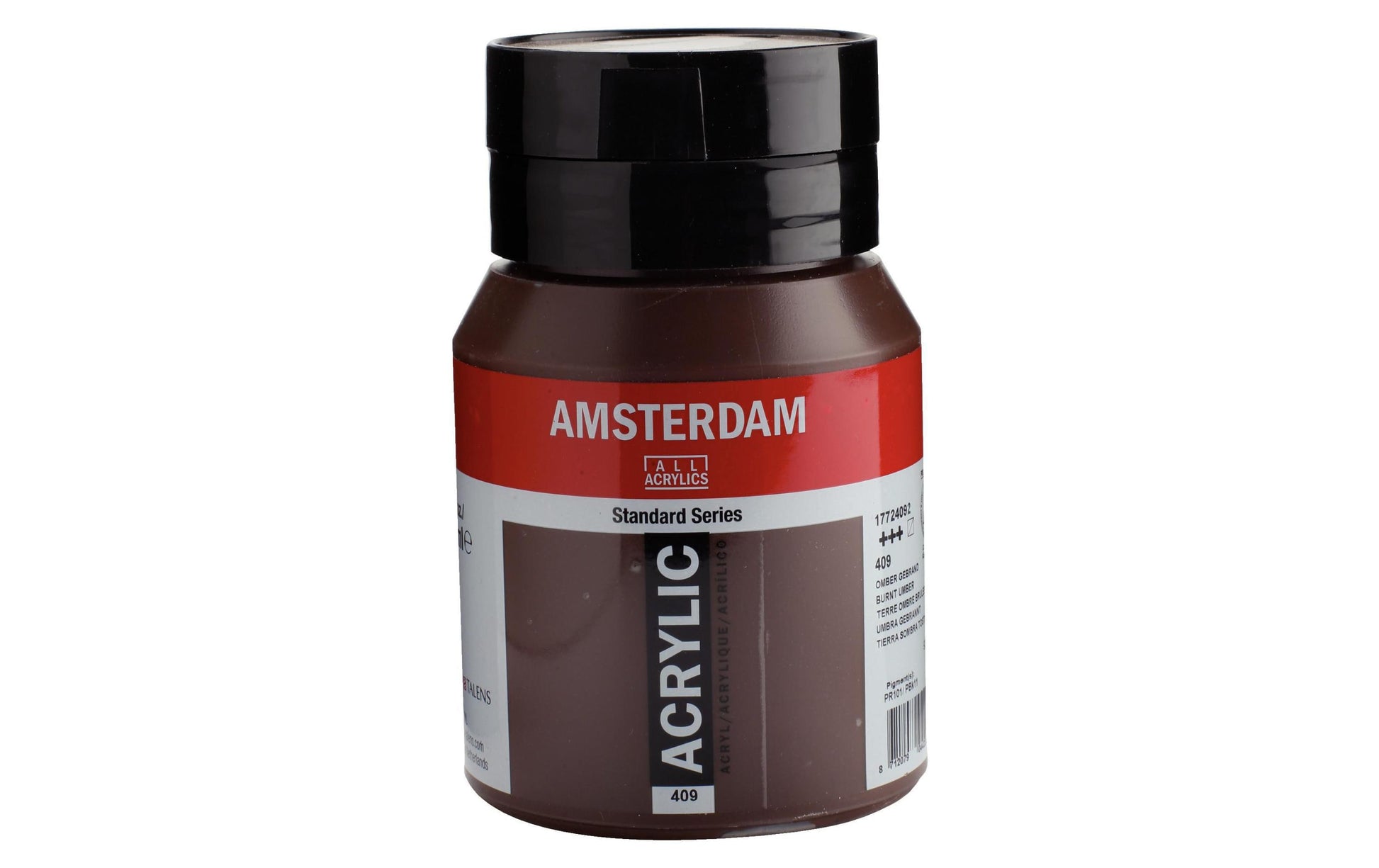 Royal Talens Amsterdam – Acrylic Standard – Acrylfarbe – Gebrannte Umbra, 500 ml