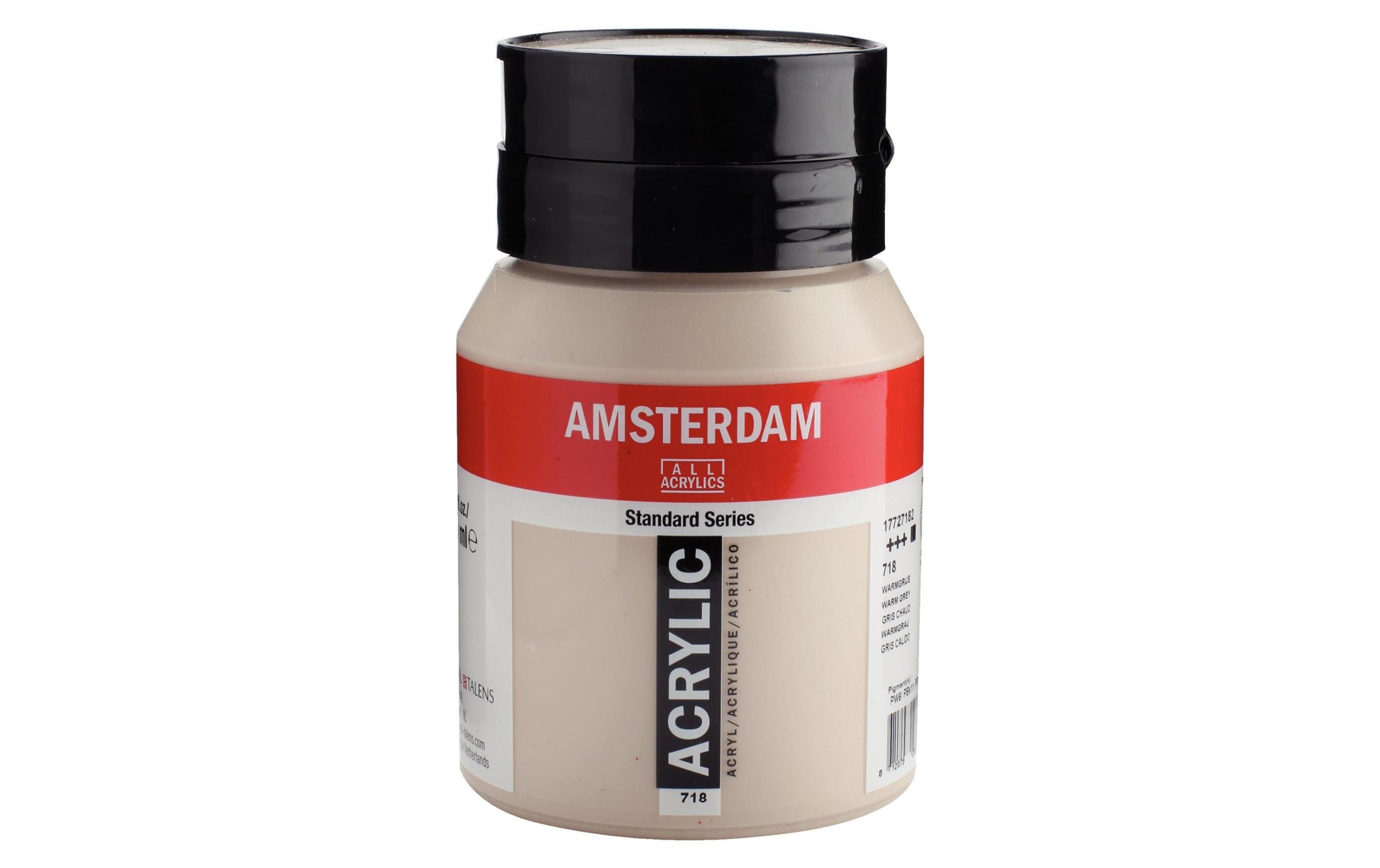 Royal Talens Amsterdam Acrylfarbe – Warmgrau, wasserfest – 500 ml, Flasche