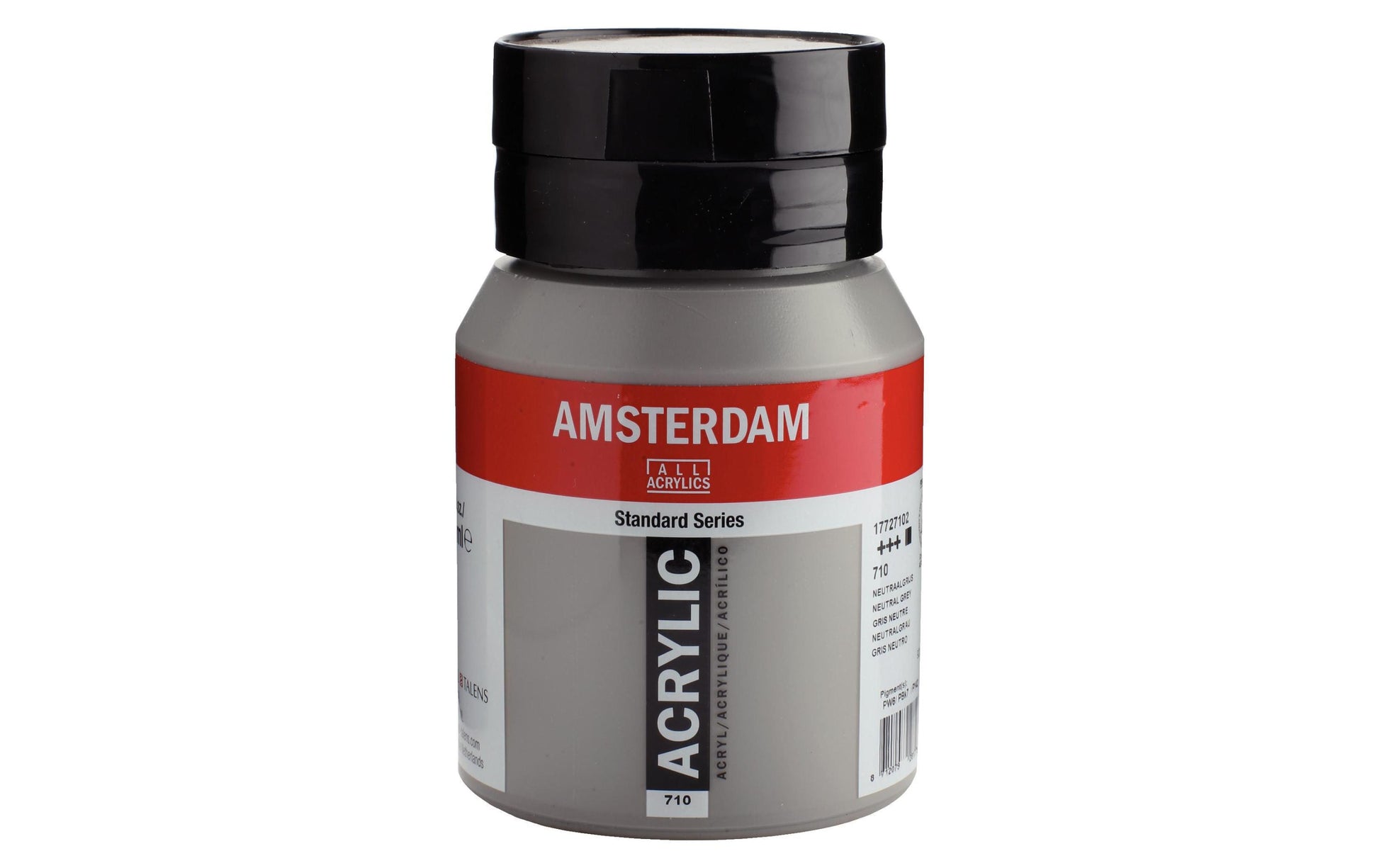 Royal Talens Amsterdam – Acrylic Standard – Acrylfarbe – Neutralgrau, 500 ml