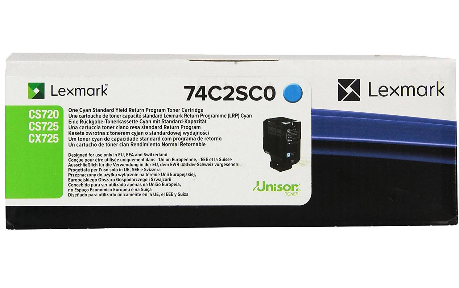 Lexmark Toner – cyan, 7000 Seiten