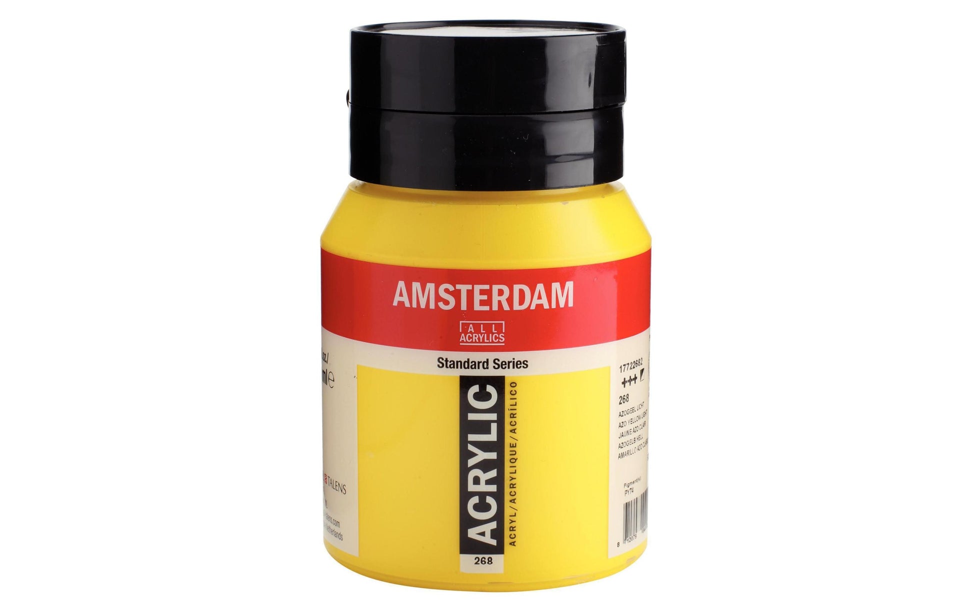 Royal Talens Amsterdam – Acrylic Standard – Acrylfarbe – Hellazogelb, 500 ml