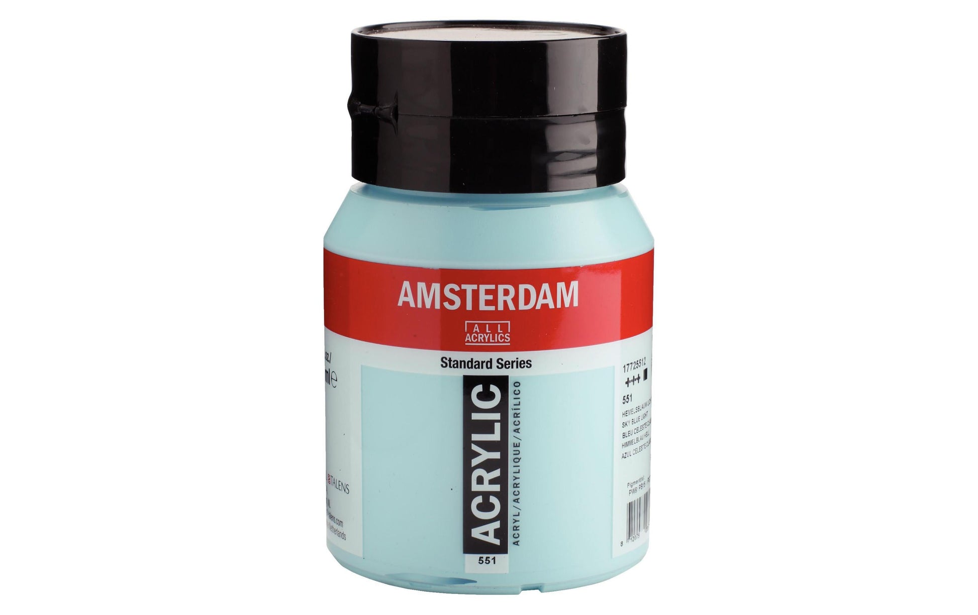 Royal Talens Amsterdam – Acrylic Standard – Acrylfarbe – Hellhimmelblau, 500 ml