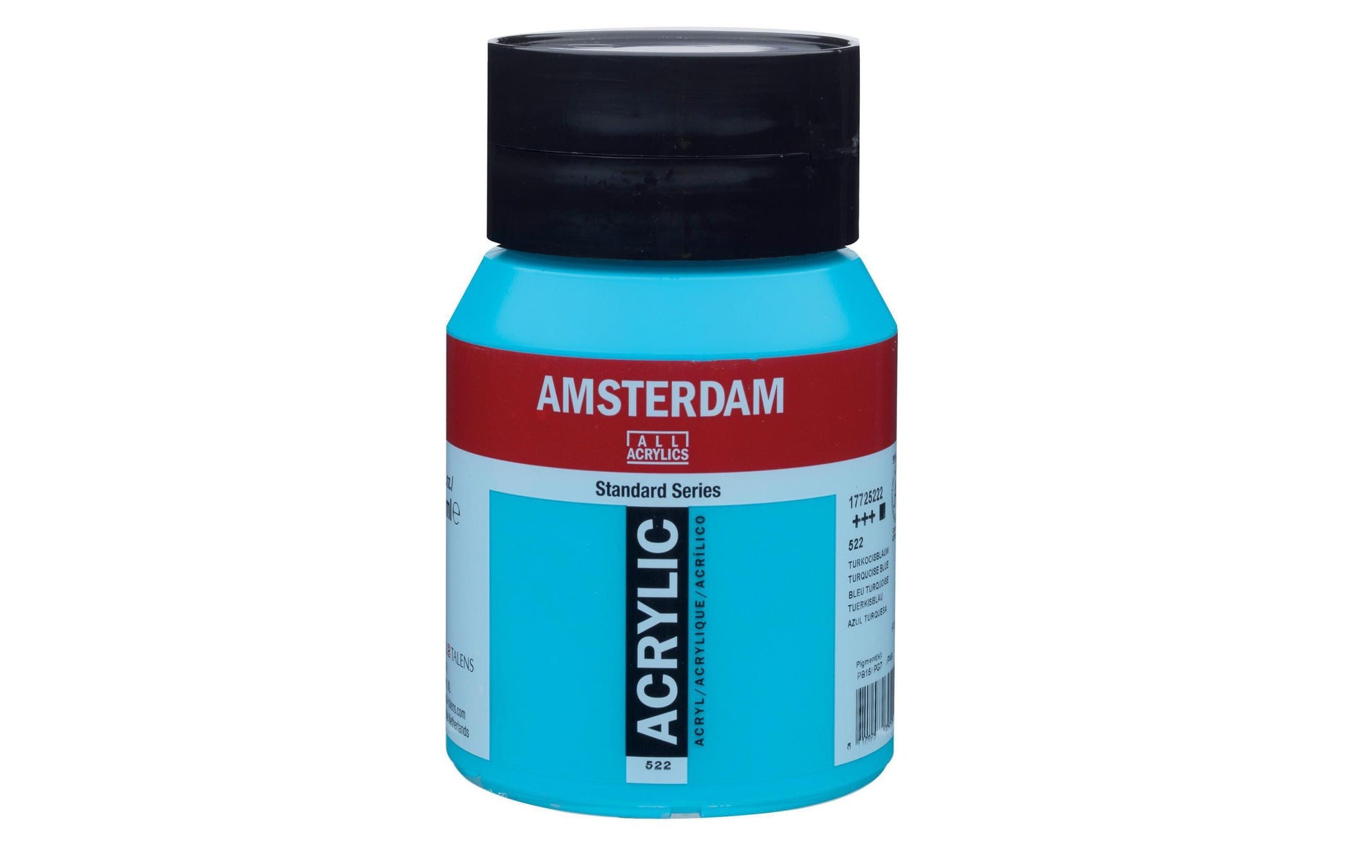 Royal Talens Amsterdam Standard Acrylfarbe – Türkisblau, wasserfest – 500 ml, Flasche