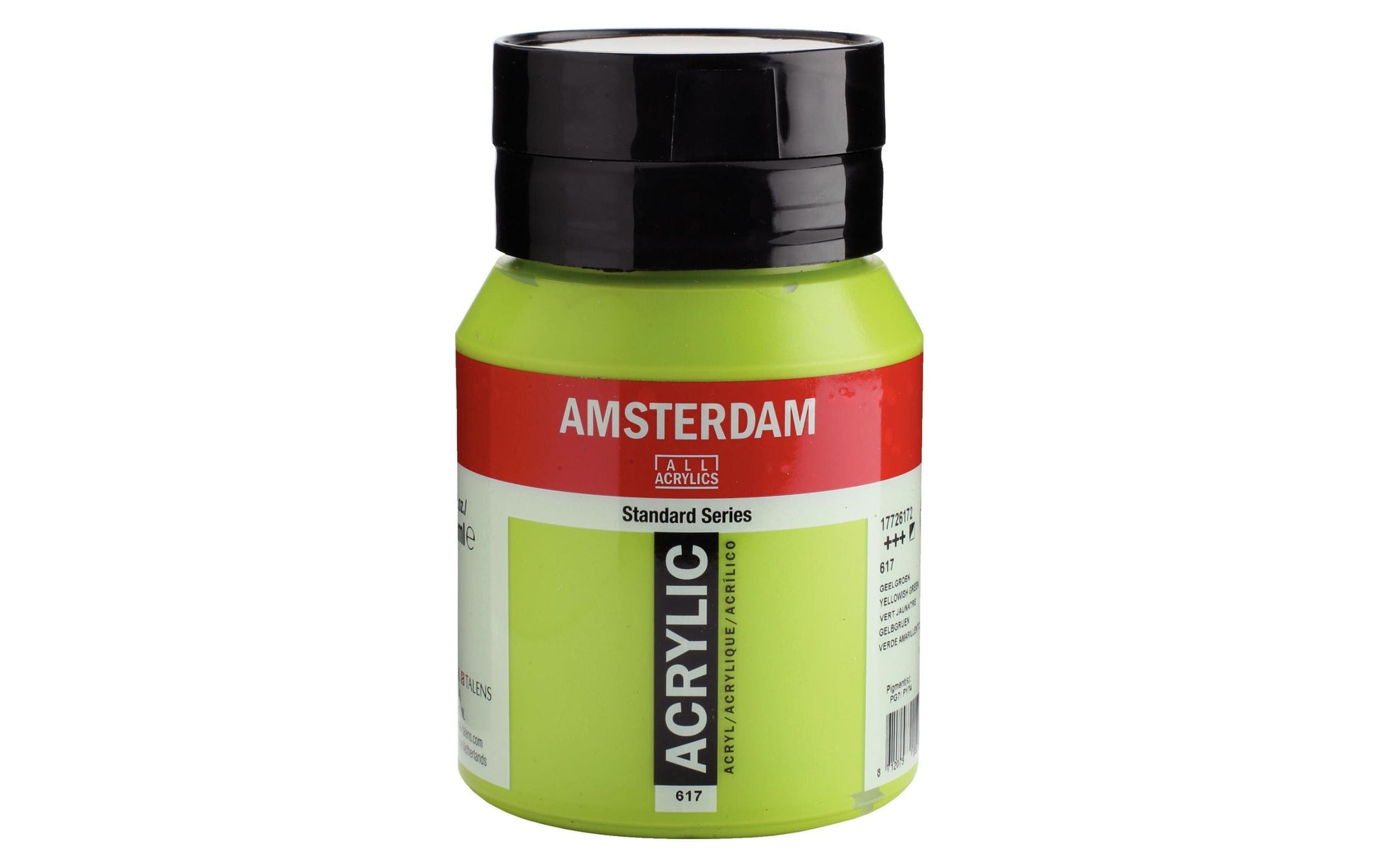 Royal Talens Amsterdam – Acrylic Standard – Acrylfarbe – Gelbgrün, 500 ml
