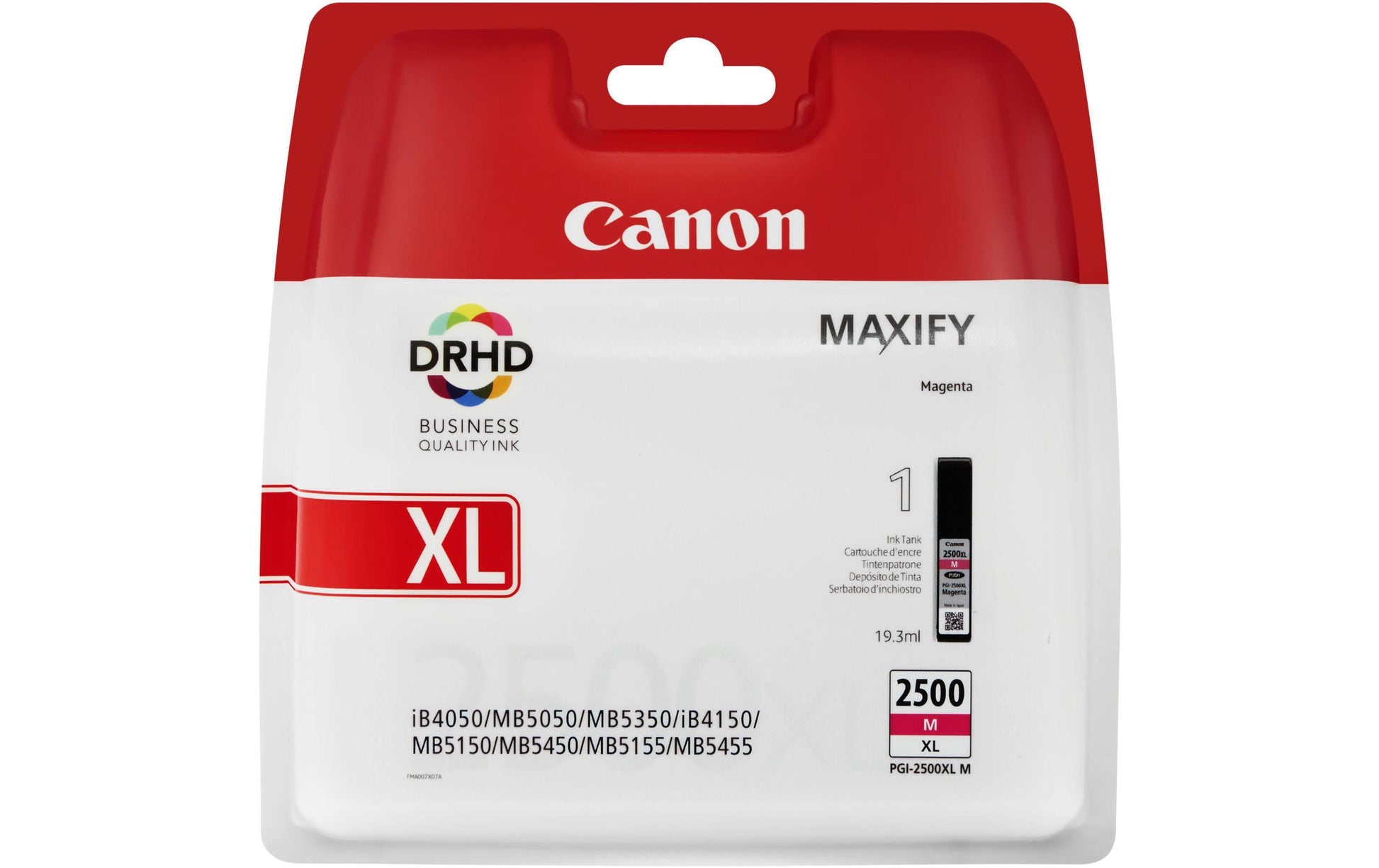 Canon Tintenpatrone PGI-2500XLM, Magenta, 1'295 Seiten – für Tintenstrahldrucker und Multifunktionsgeräte