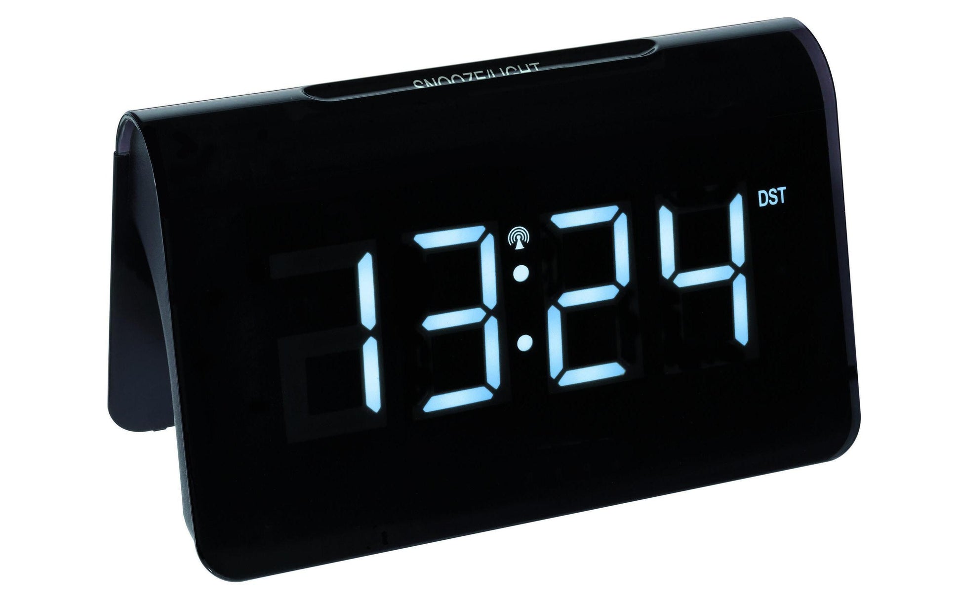 TFA-Dostmann TFA Dostmann ICON Digitalwecker – Funk, Thermometer, 13,2 × 8 × 6,4 cm, Schwarz