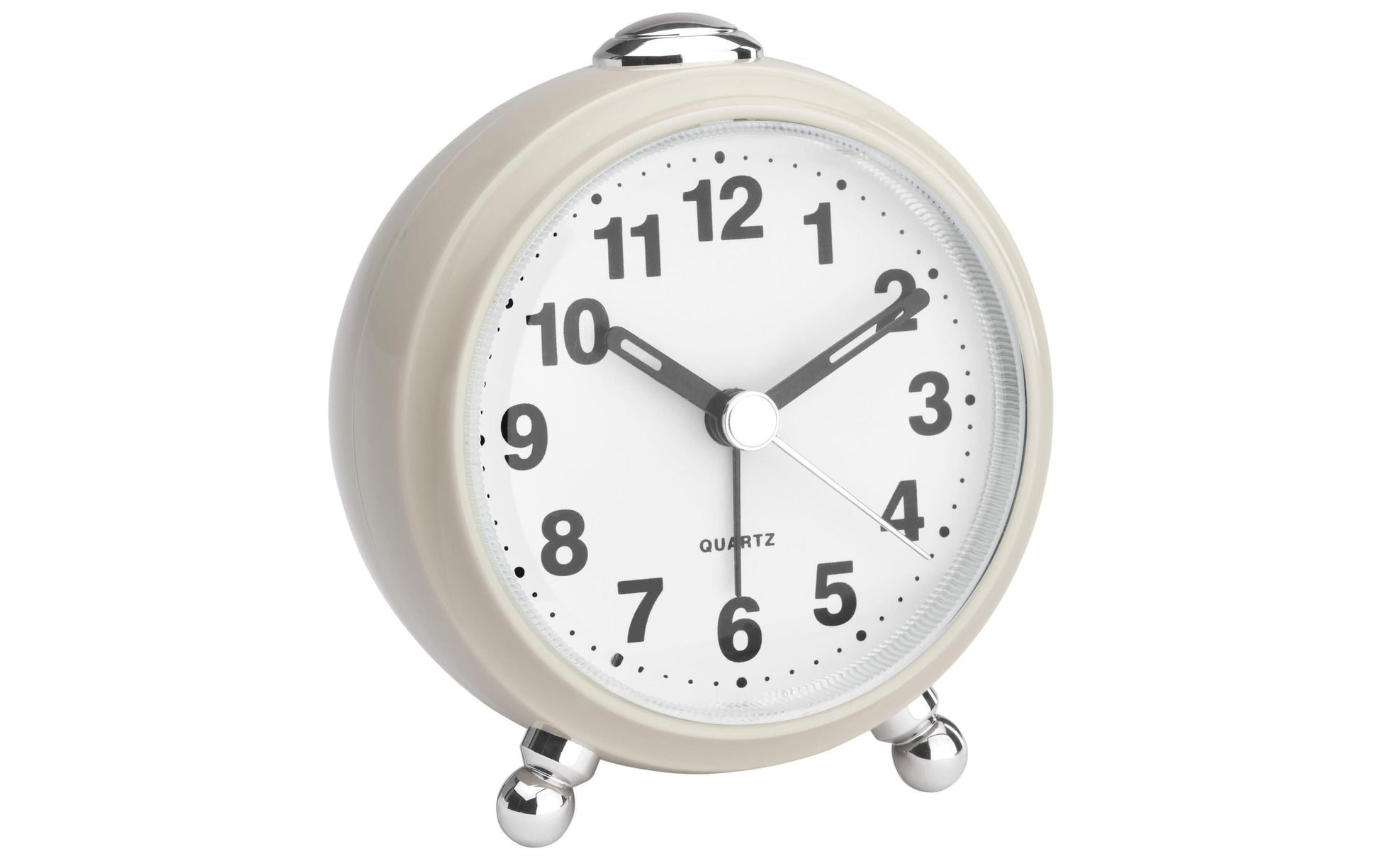 TFA-Dostmann TFA Dostmann Quarz-Wecker – Analog, 8,3 × 9,2 × 5,3 cm, beige, Kunststoff