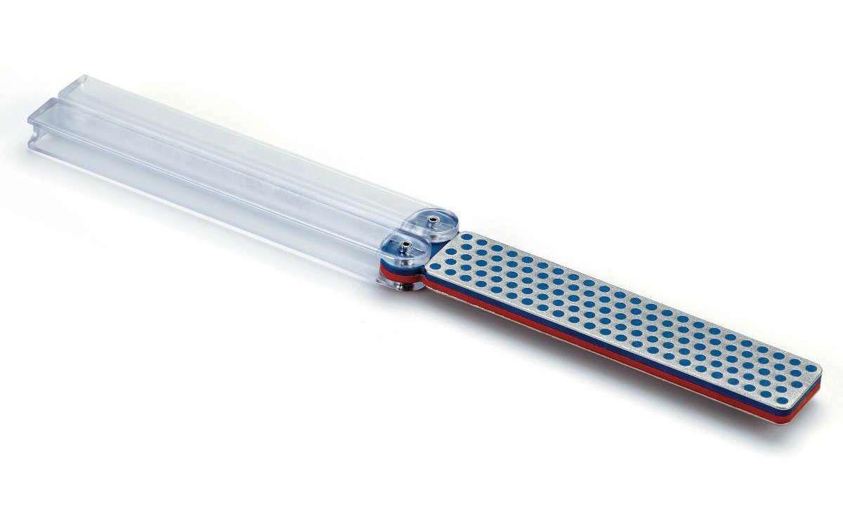 DMT DiaFold Schleifstein – Diamant 45 µm/325 Mesh & 25 µm/600 Mesh, Schleiffläche 110×22 mm, faltbar