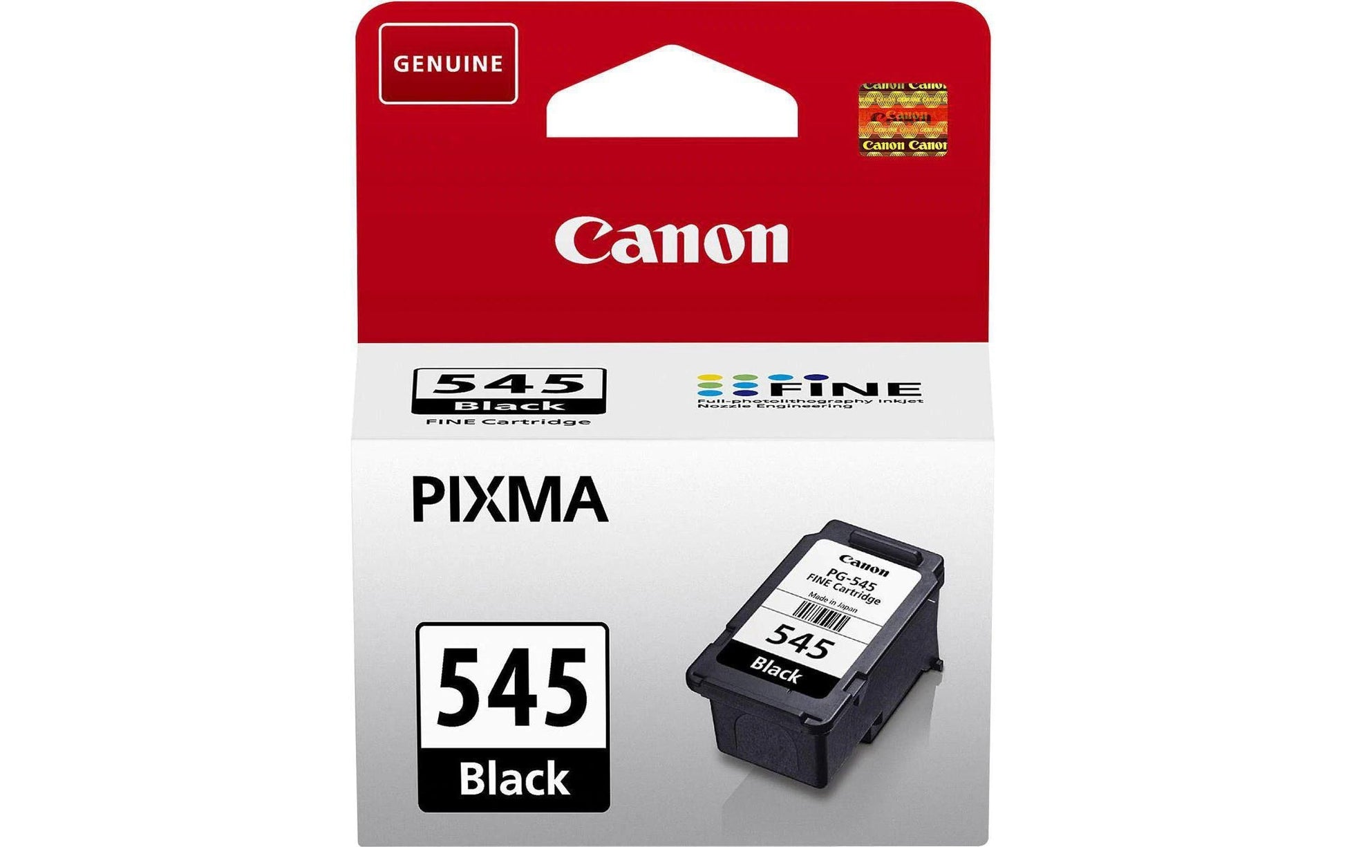 Canon Tintenpatrone PG-545 BK, Schwarz, 180 Seiten – für Inkjetdrucker/Multifunktionsgeräte