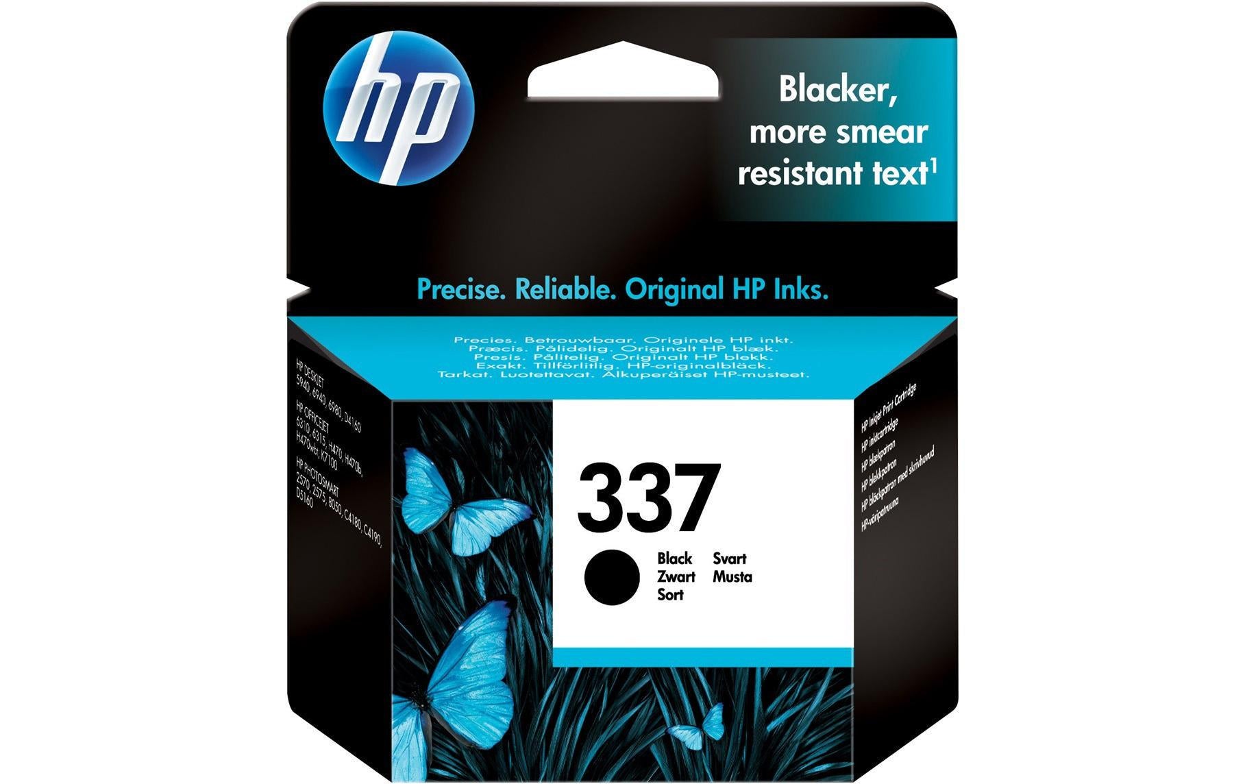 HP Tintenpatrone 337, Schwarz, 420 Seiten – für Inkjetdrucker/Multifunktionsgeräte