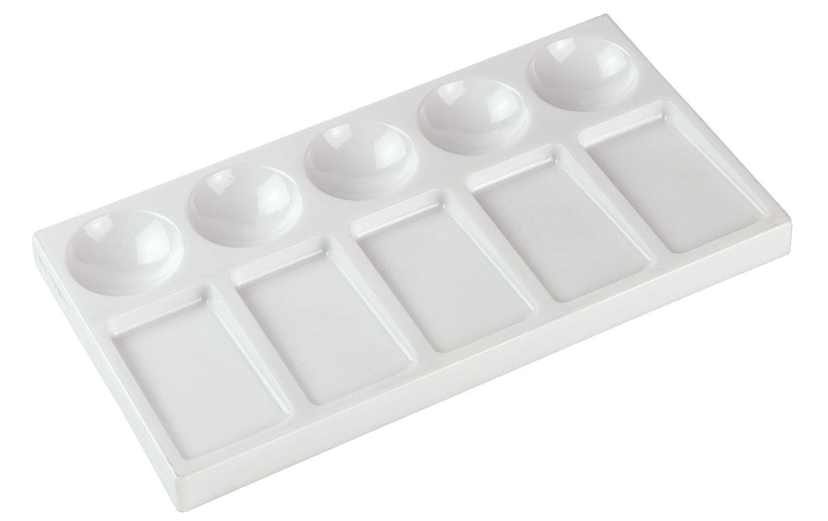 Talens 91840066 – Farbpalette – Kunststoff, 105 × 195 mm, weiss, 1 Stück