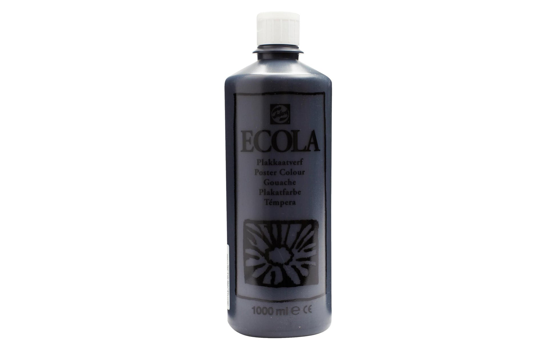 Talens Gouache – Schwarz, matt – 1 l
