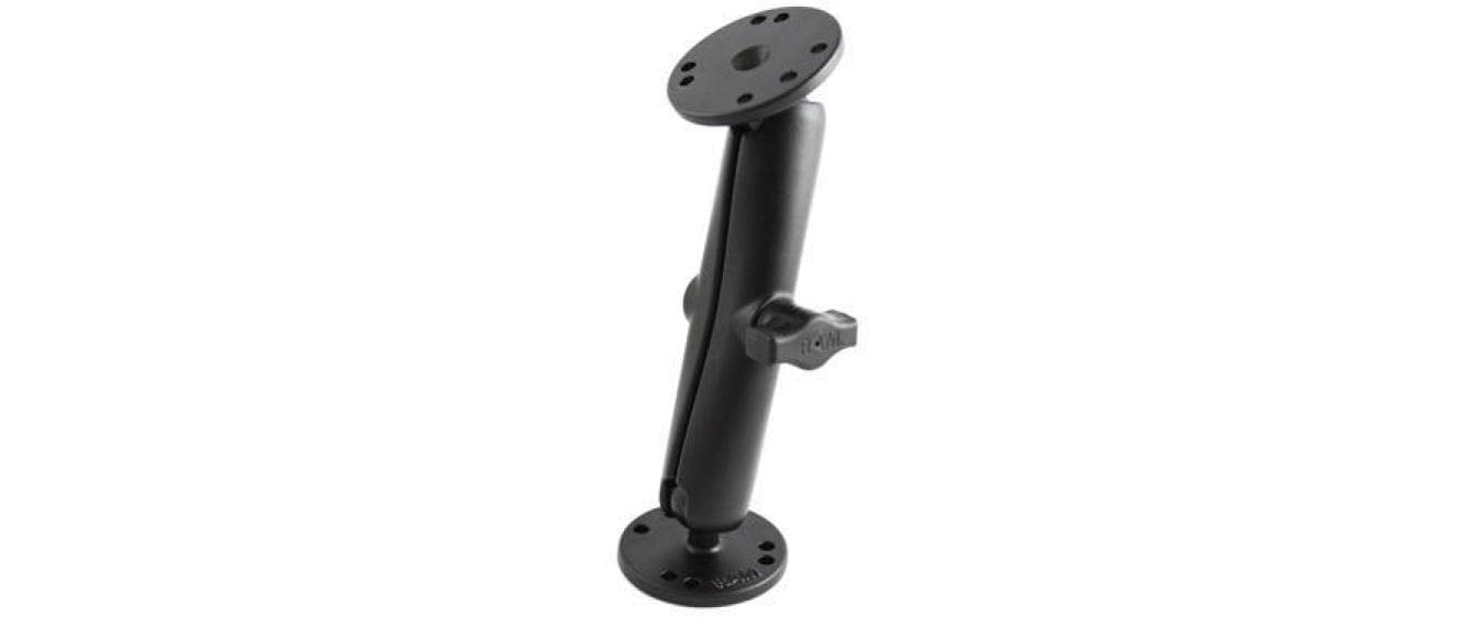 RAM Mounts 48083 – Montagehalterung, 1" Kugelhalterung, 2/2,5" Rundbasen, Schwarz, 185,7 mm