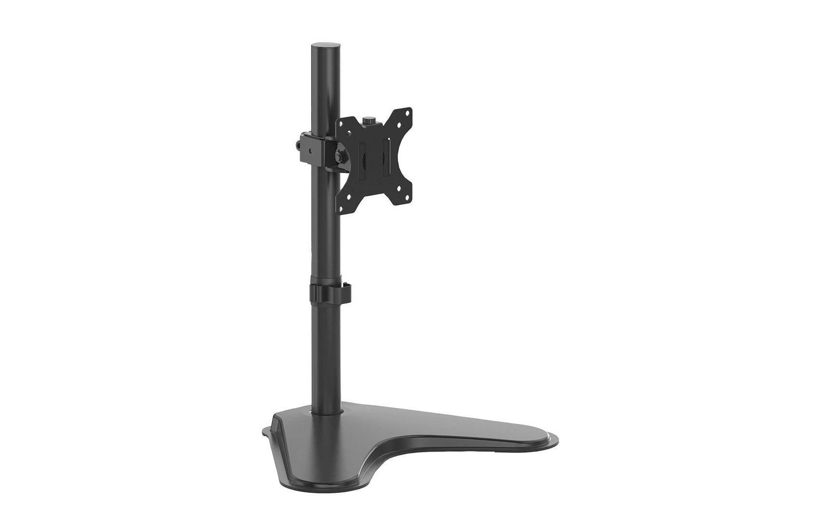 Fellowes Seasa – Monitorhalterung, Standfuss – bis 32", VESA 75 × 75/100 × 100 mm, neigbar ±45°, drehbar 360°
